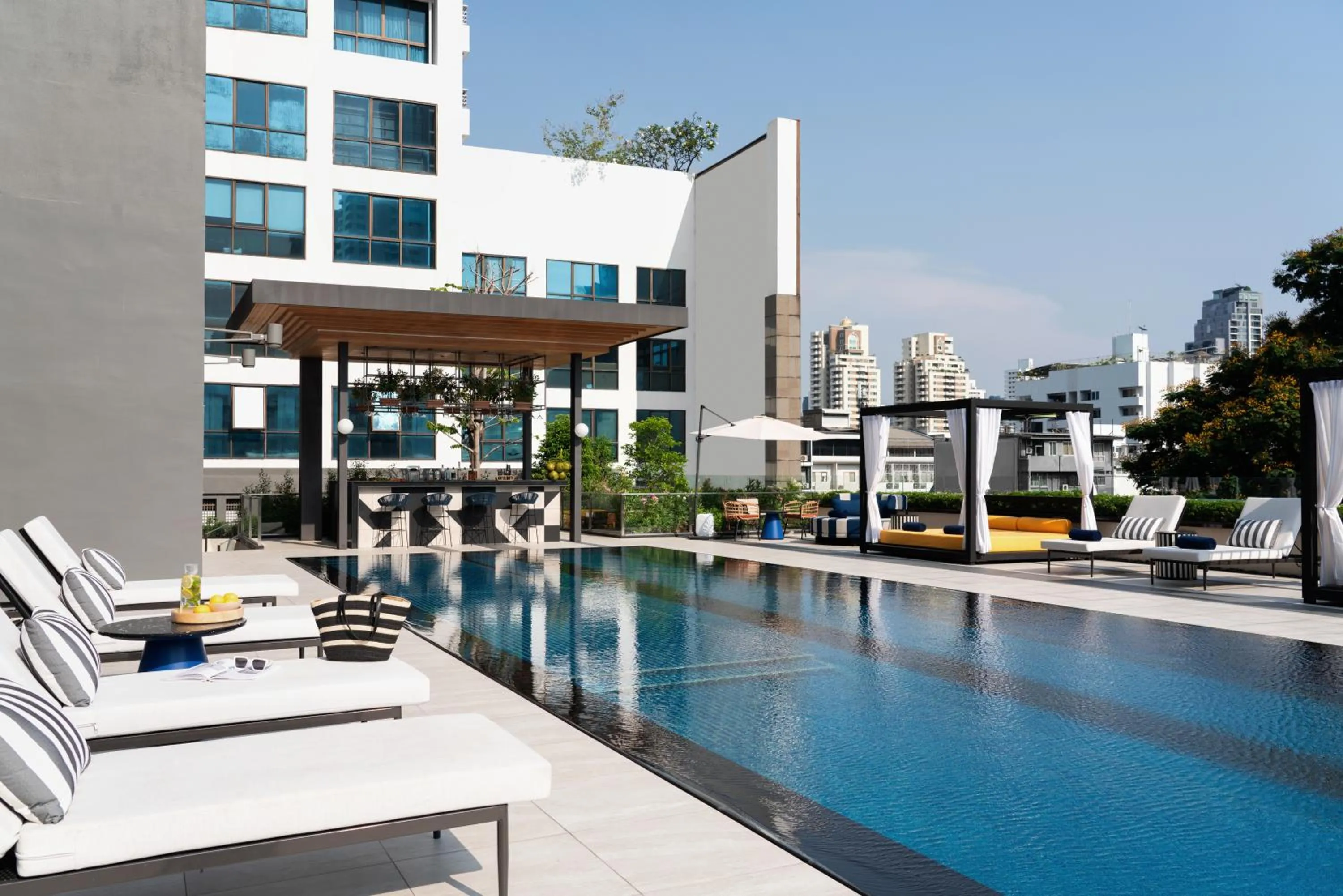 Pool view in TRIBE Living Bangkok Sukhumvit 39 by AccorHotels