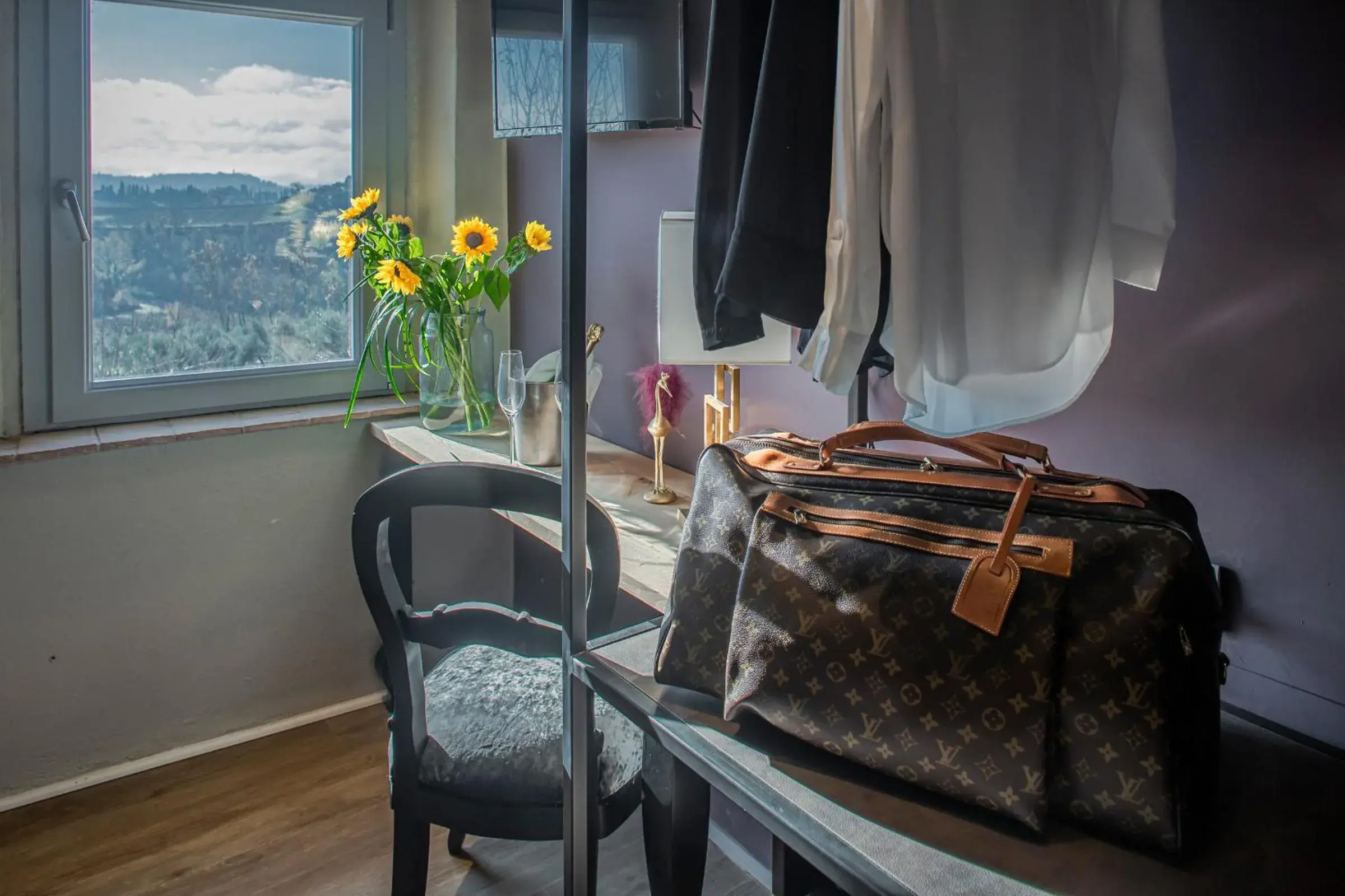 Superior Double Room with countryside view in Relais Borgo Elissa Superior Double Room with countryside view in Relais Borgo Elissa