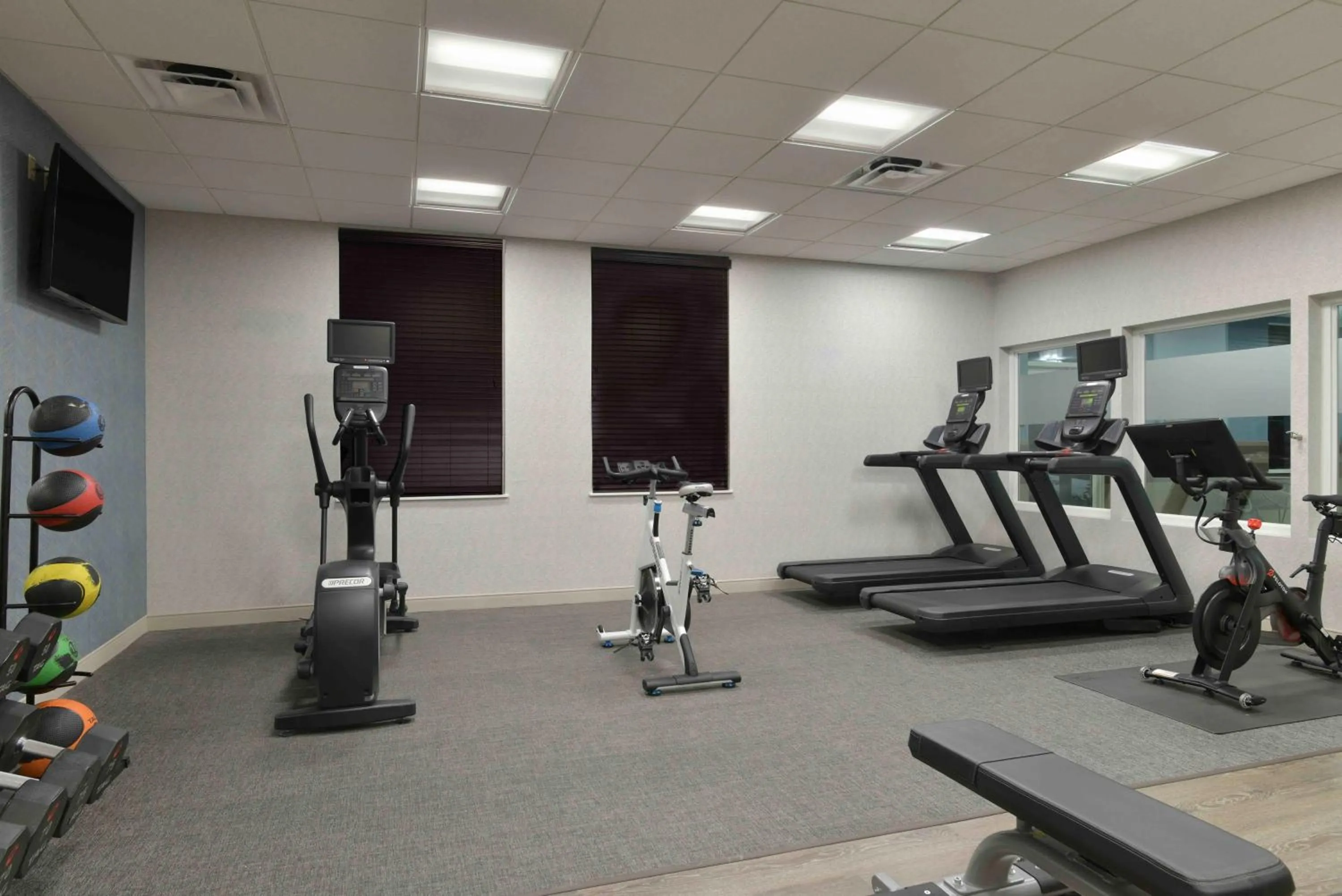Fitness centre/facilities in Hampton Inn Lewiston-Auburn
