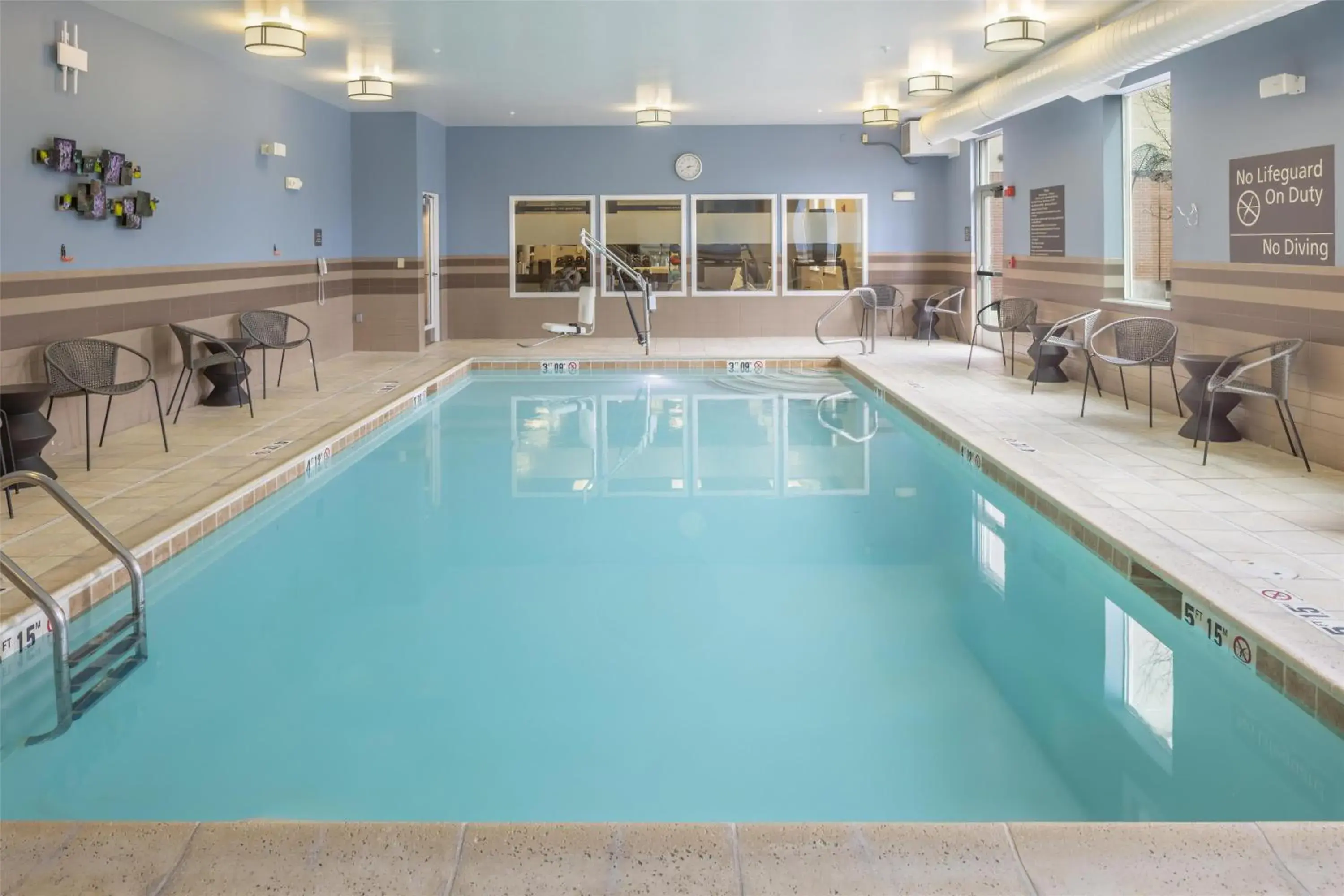 Pool view in Hampton Inn Lewiston-Auburn Pool view in Hampton Inn Lewiston-Auburn