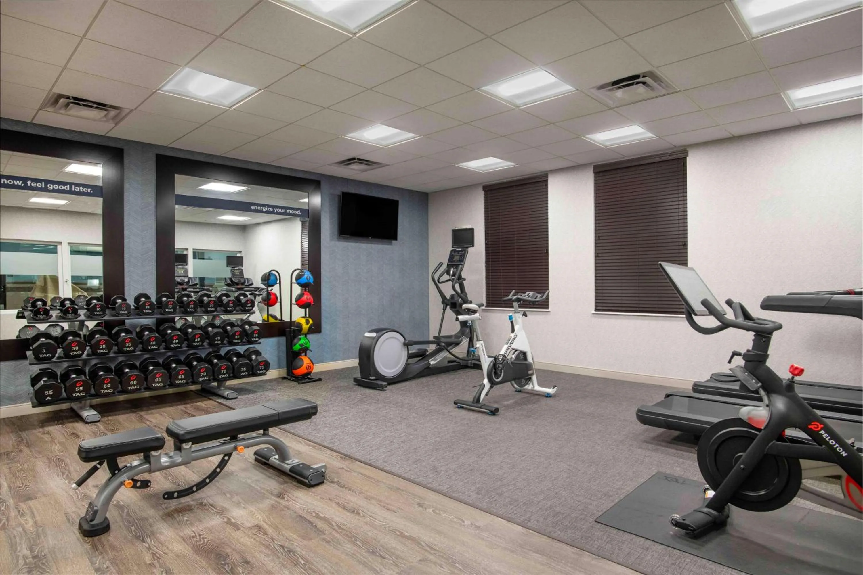 Fitness centre/facilities in Hampton Inn Lewiston-Auburn