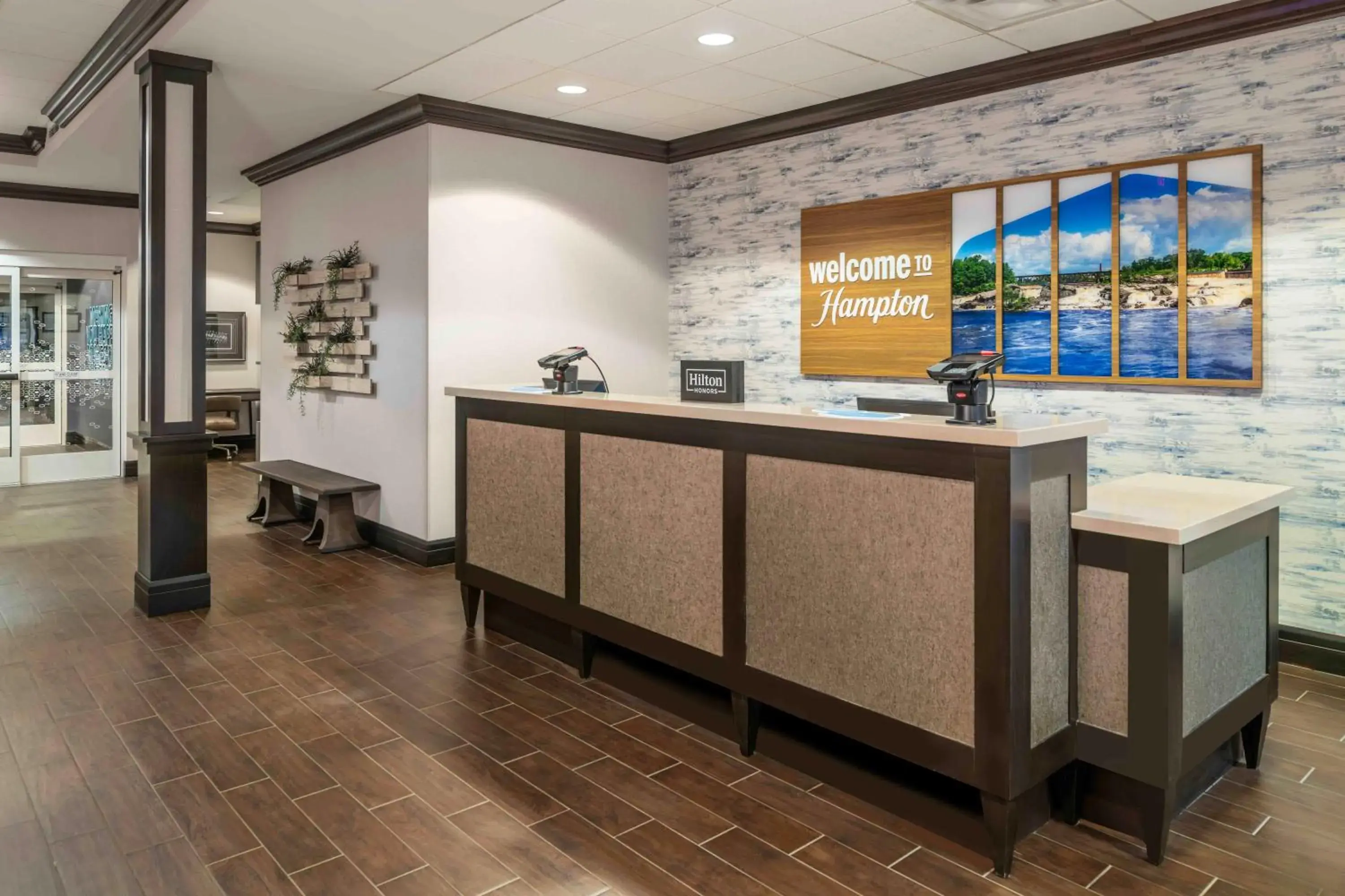 Lobby or reception in Hampton Inn Lewiston-Auburn Lobby or reception in Hampton Inn Lewiston-Auburn