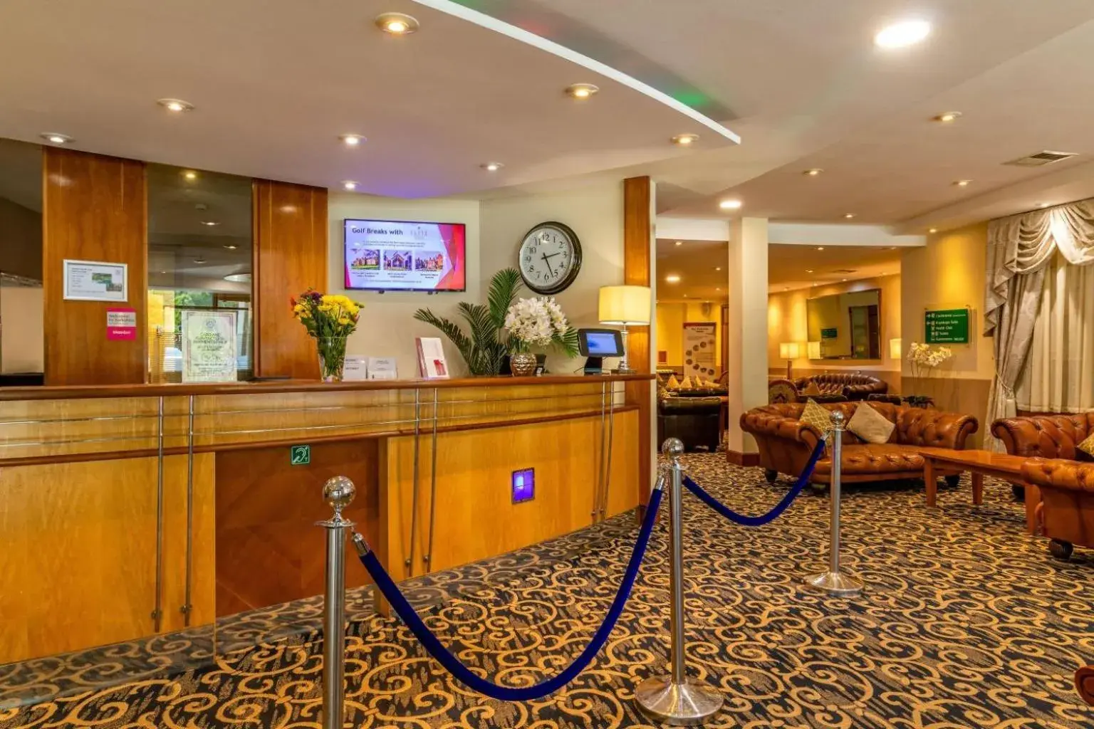 Lobby or reception in Britannia Leeds Bradford Airport Lobby or reception in Britannia Leeds Bradford Airport