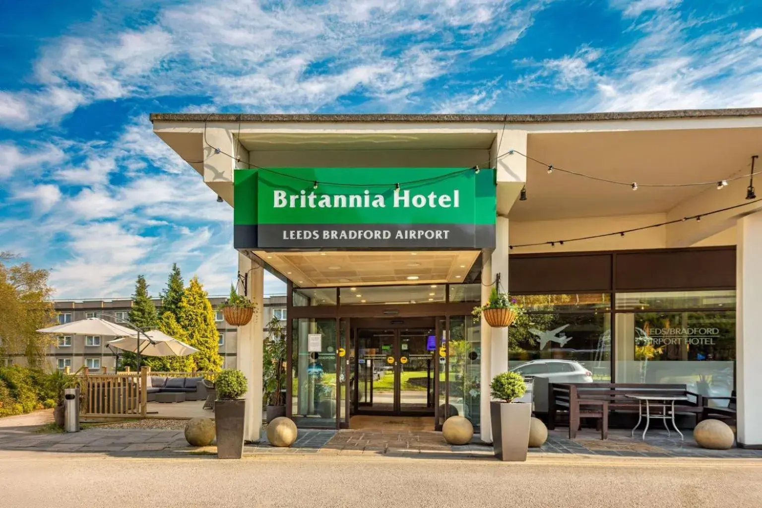 Facade/entrance in Britannia Leeds Bradford Airport Facade/entrance in Britannia Leeds Bradford Airport