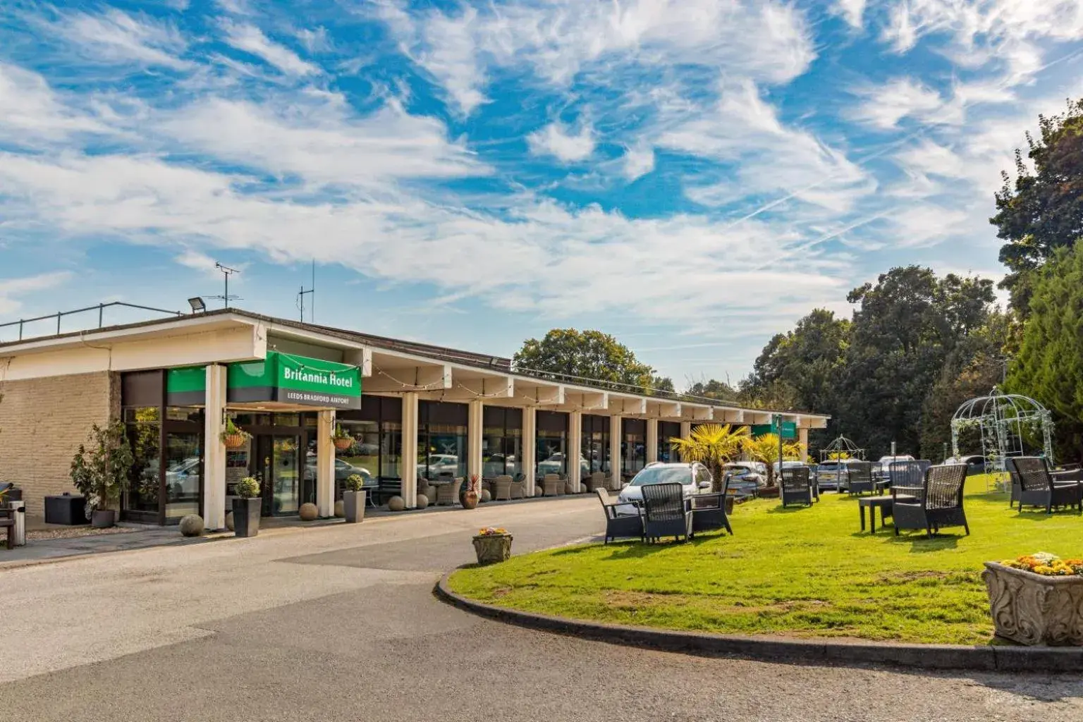 Facade/entrance in Britannia Leeds Bradford Airport Facade/entrance in Britannia Leeds Bradford Airport