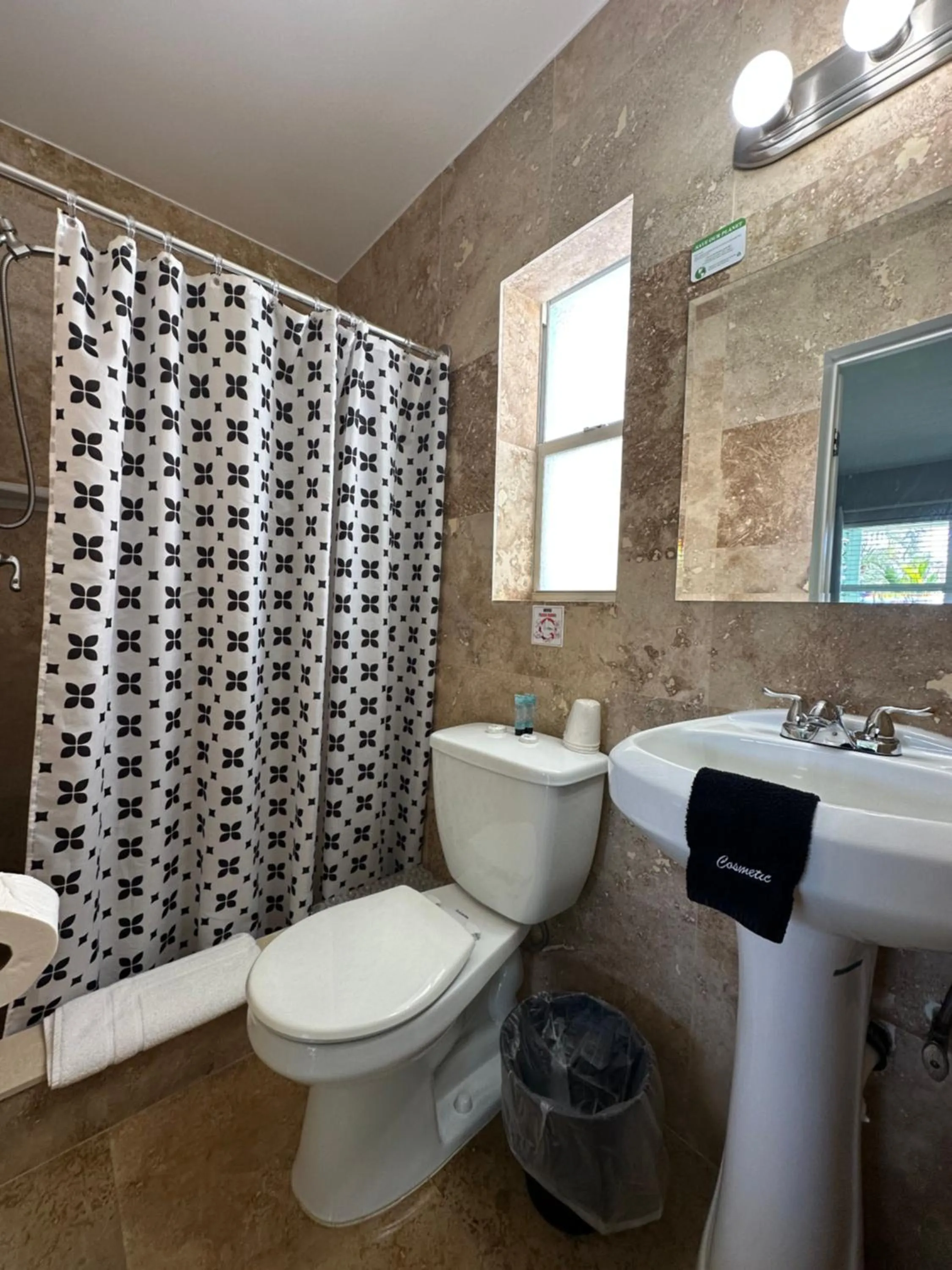 Bathroom in White Horse Motel