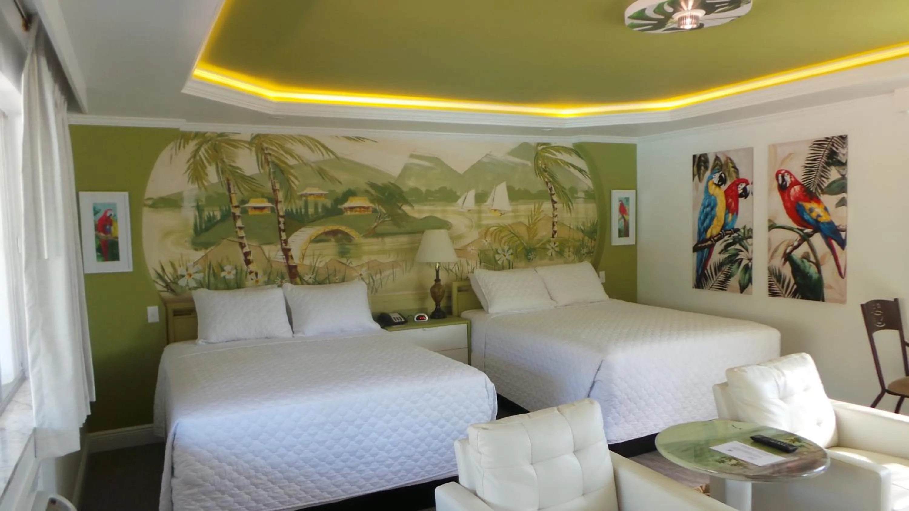 Bed in Island House Resort Hotel