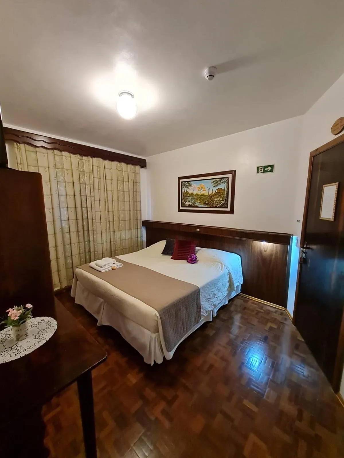 Bed in Hotel Schneider