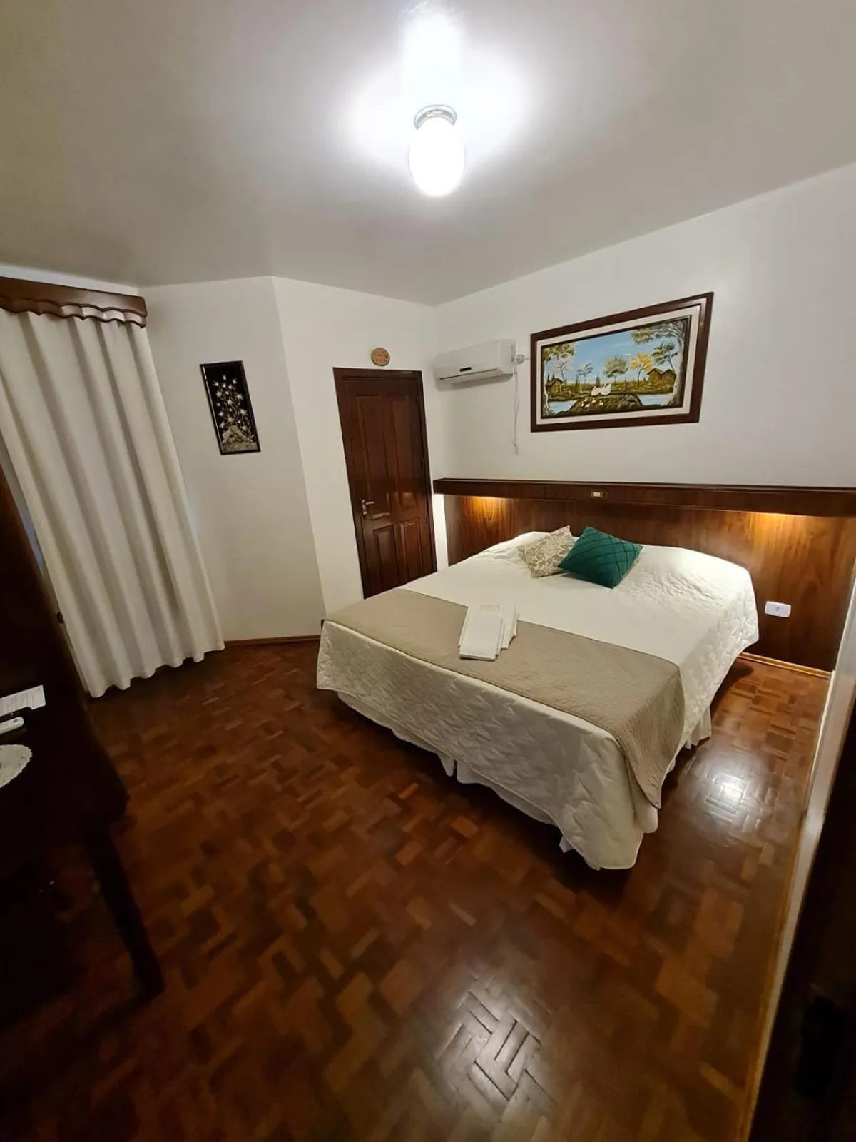 Bed in Hotel Schneider