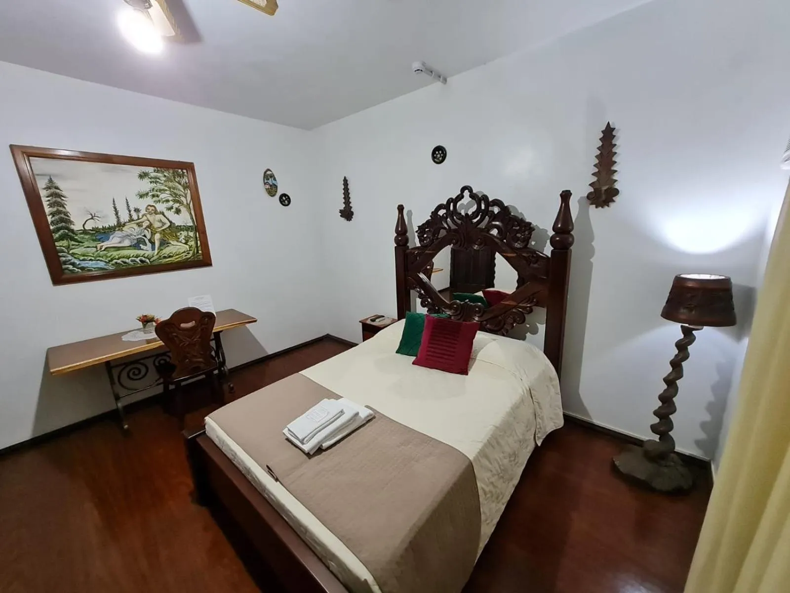 Bed in Hotel Schneider