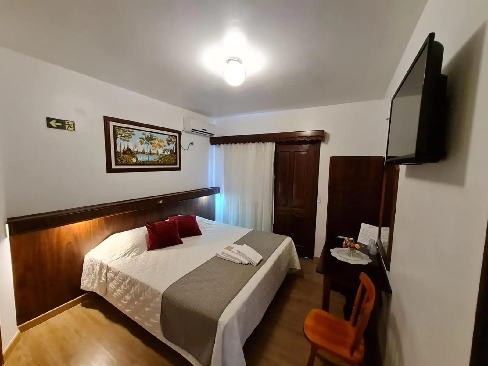 Bed in Hotel Schneider