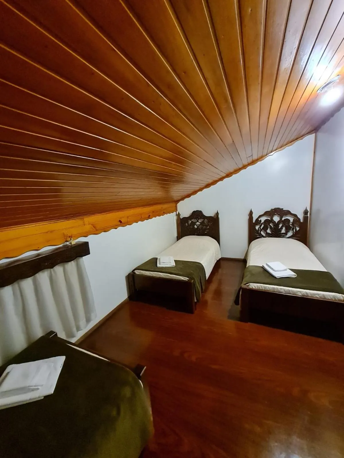 Bed in Hotel Schneider