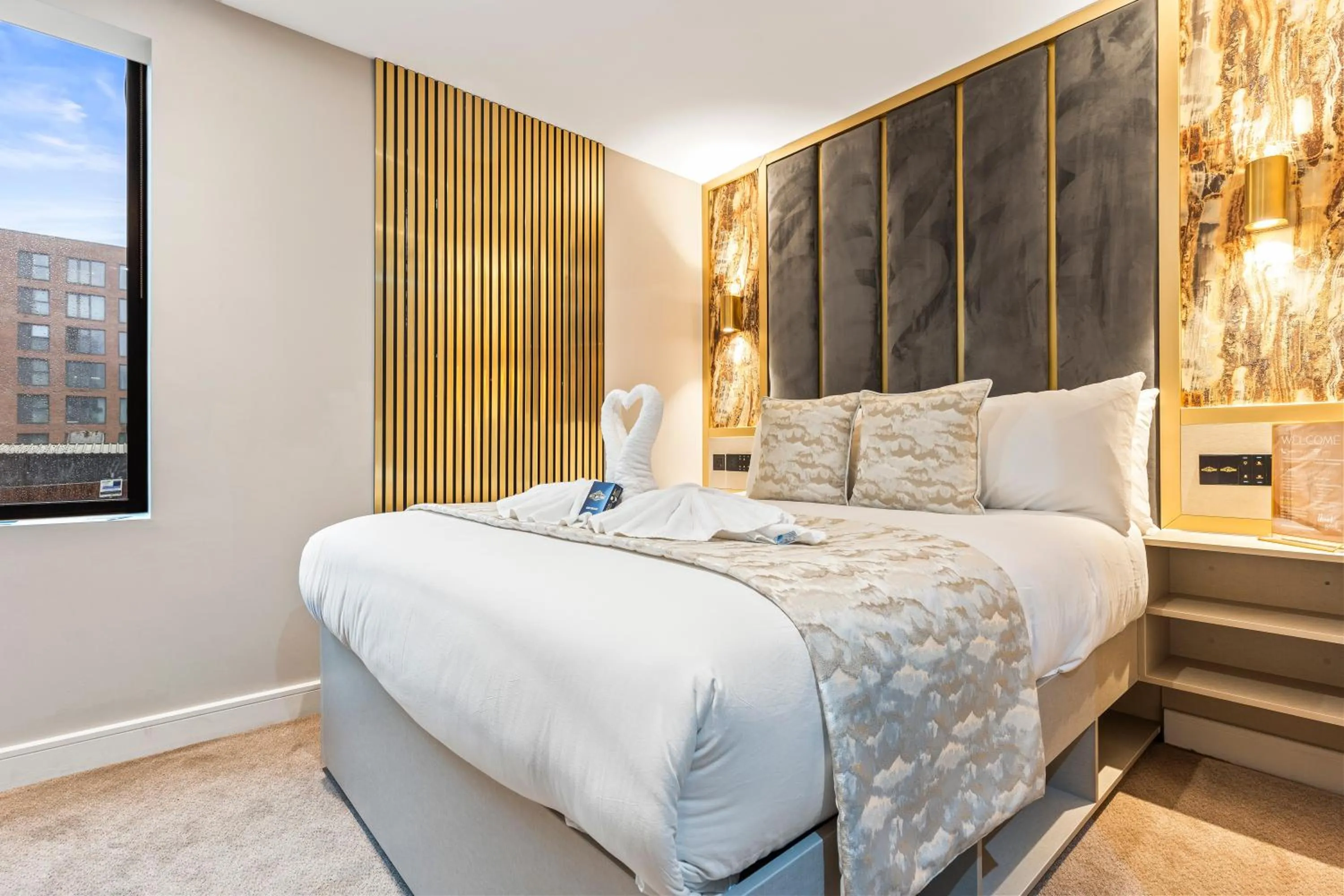 Bed in Hotel Holloway