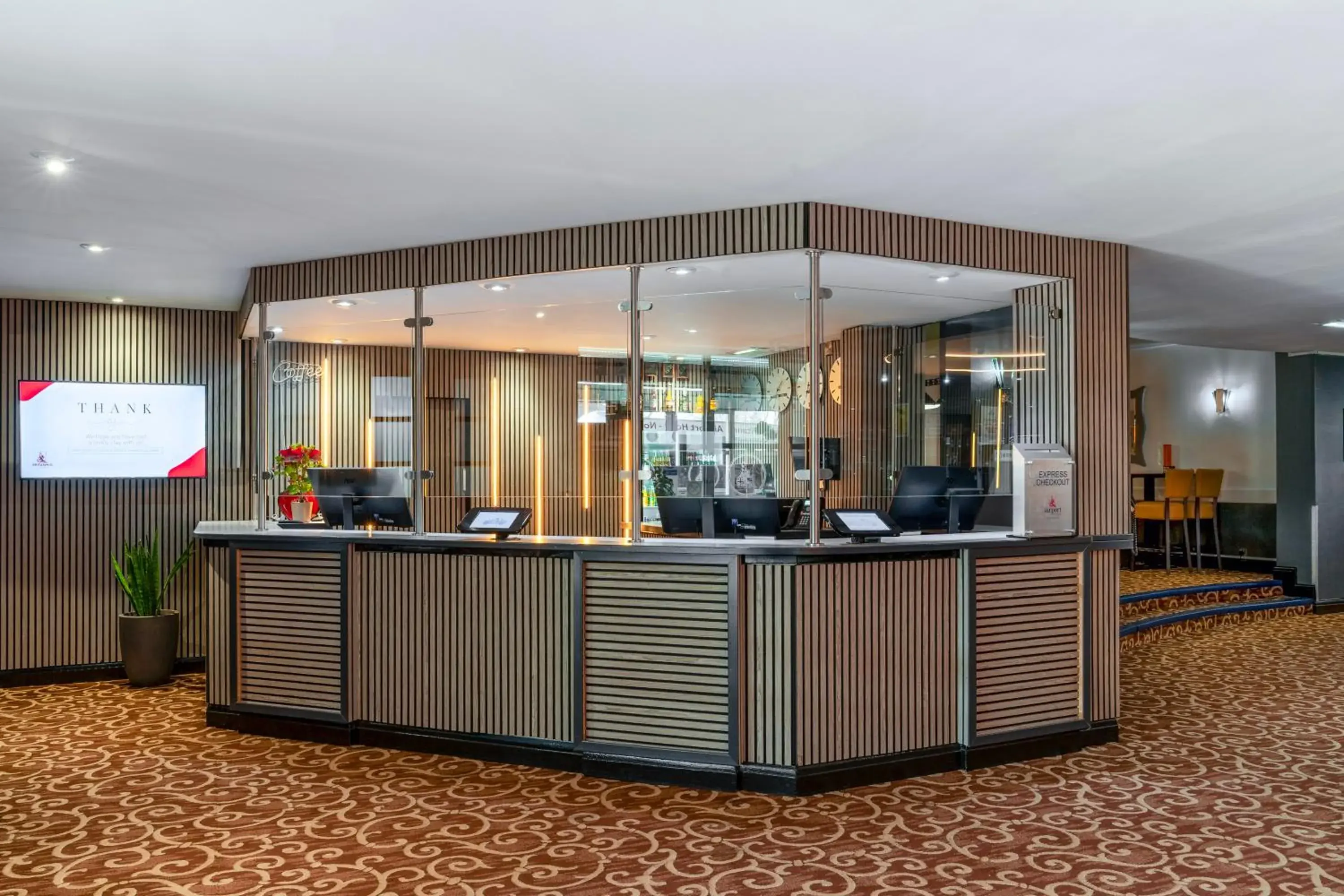 Lobby or reception in Airport Hotel Manchester Lobby or reception in Airport Hotel Manchester