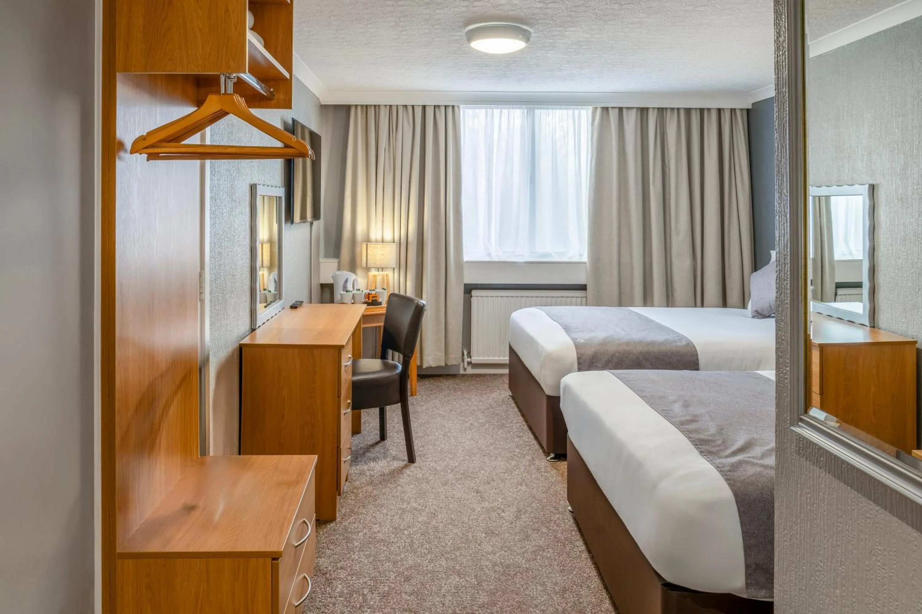 Bed in Airport Hotel Manchester