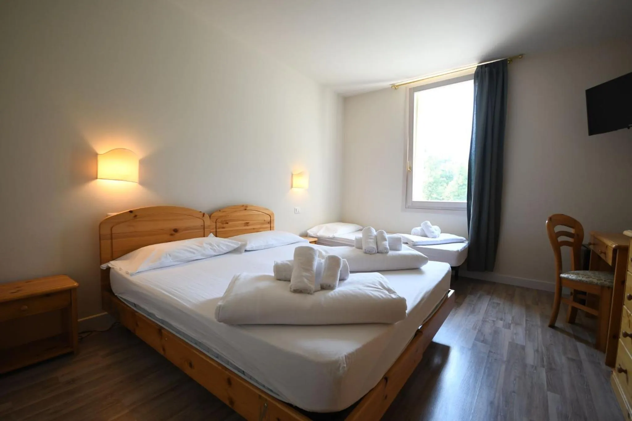 Bed in Hotel Saisera