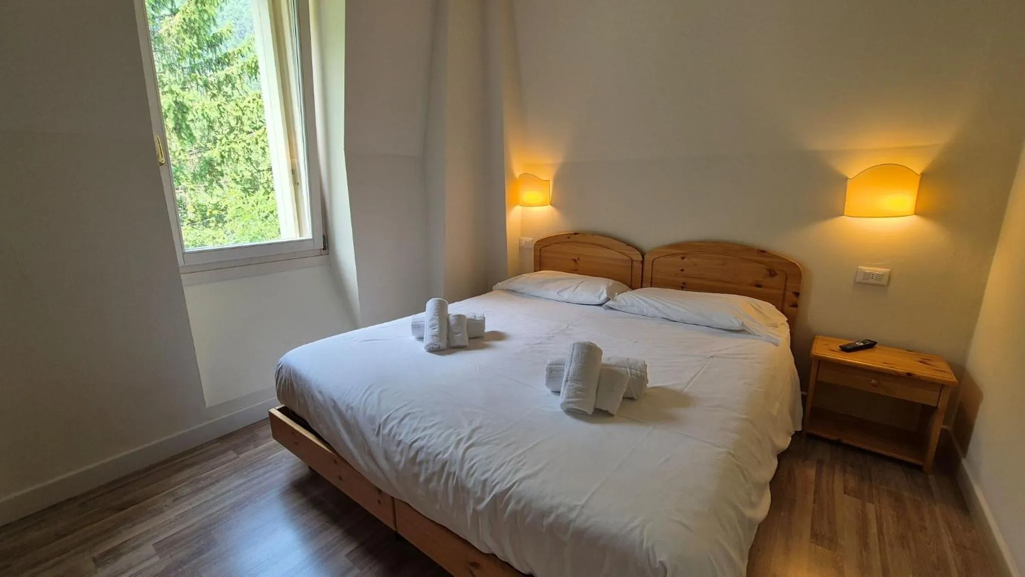 Bed in Hotel Saisera