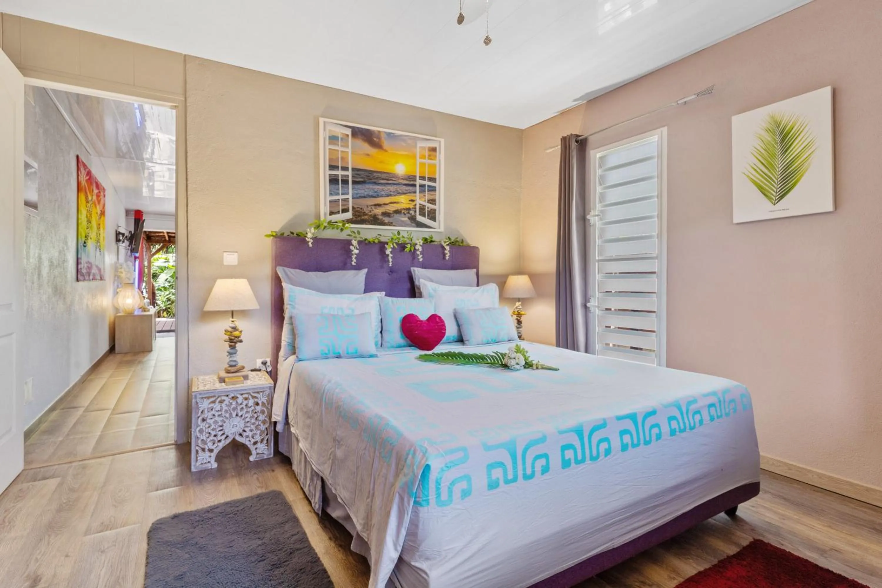 Bed in Fare Oaoa Haapiti