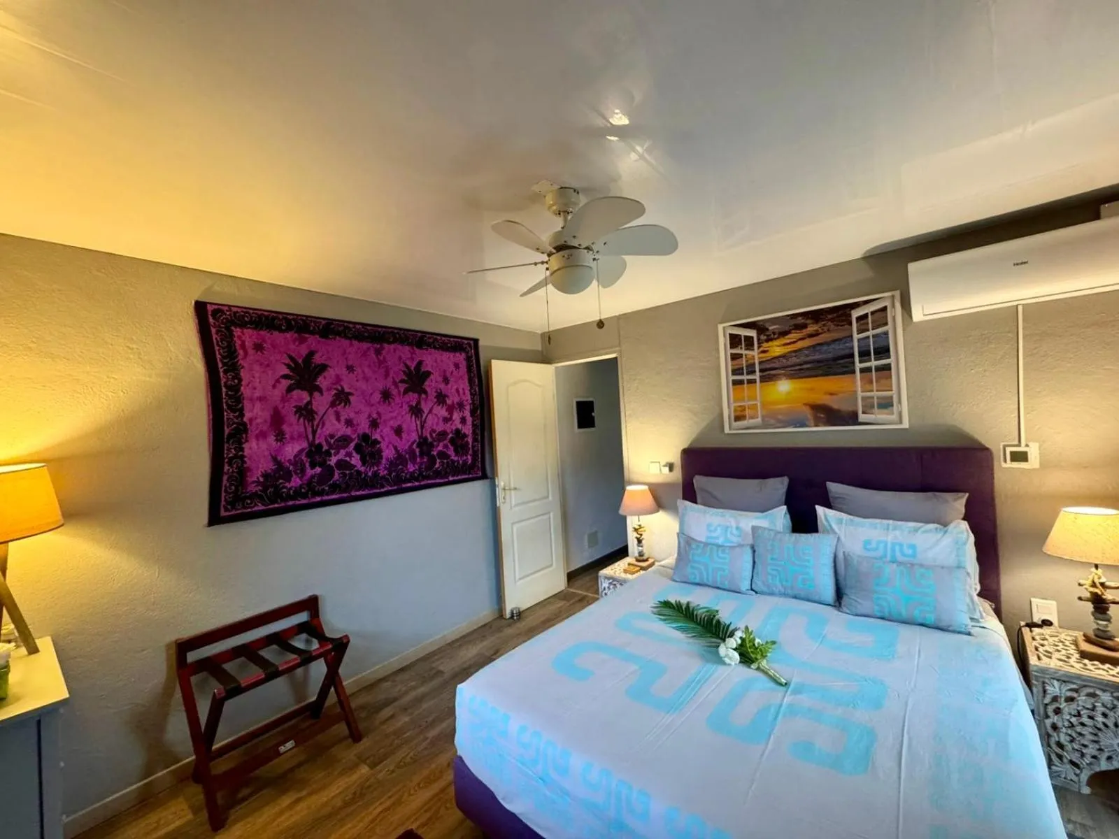 Bed in Fare Oaoa Haapiti