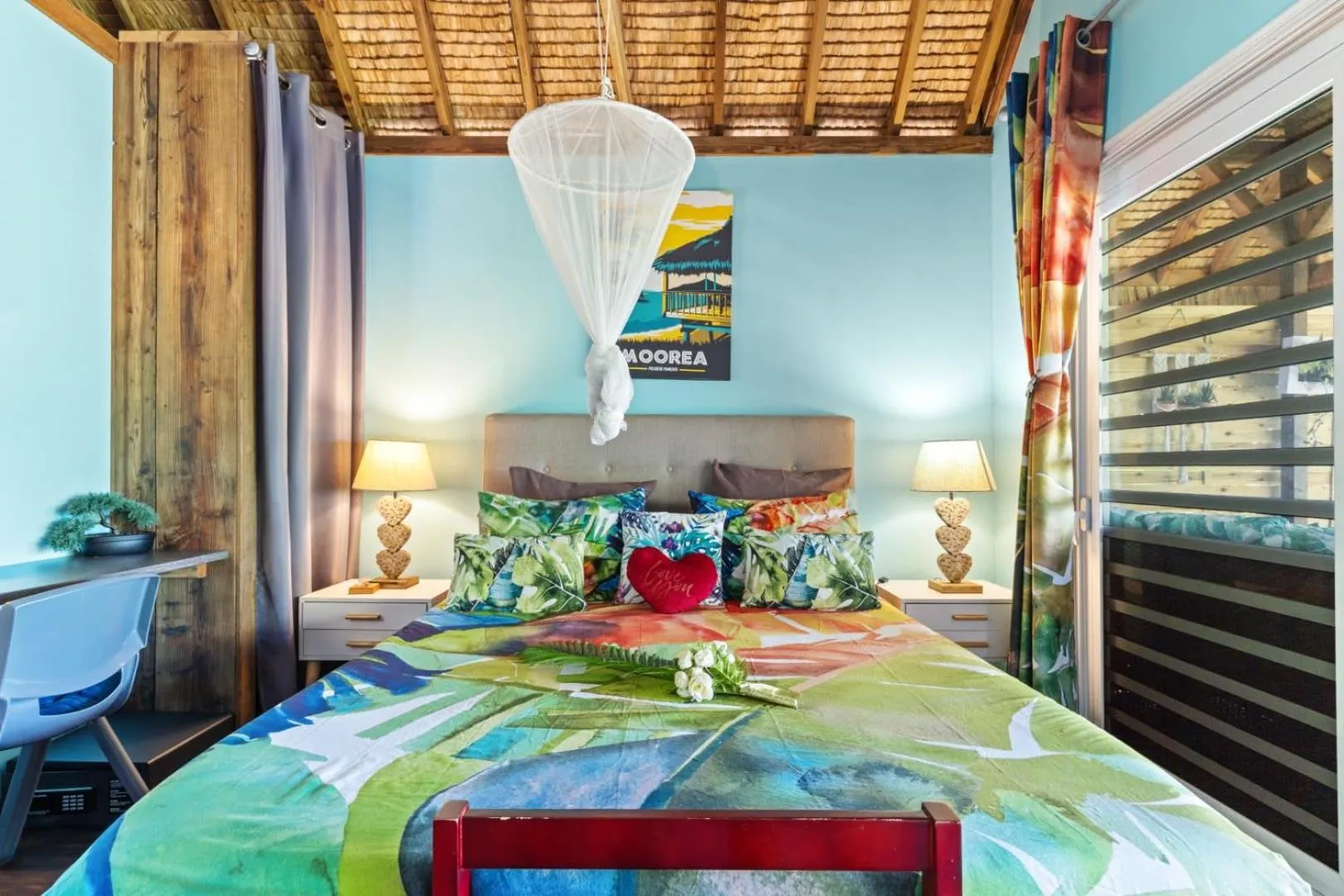 Bed in Fare Oaoa Haapiti