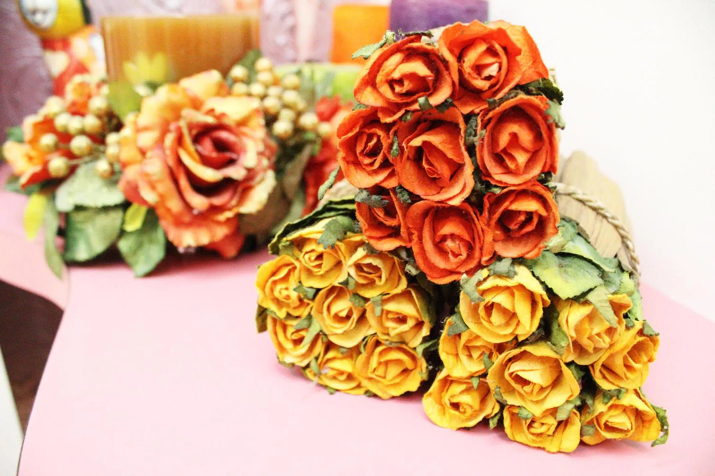 Decorative detail in 3D Sunflower Embossed B&B