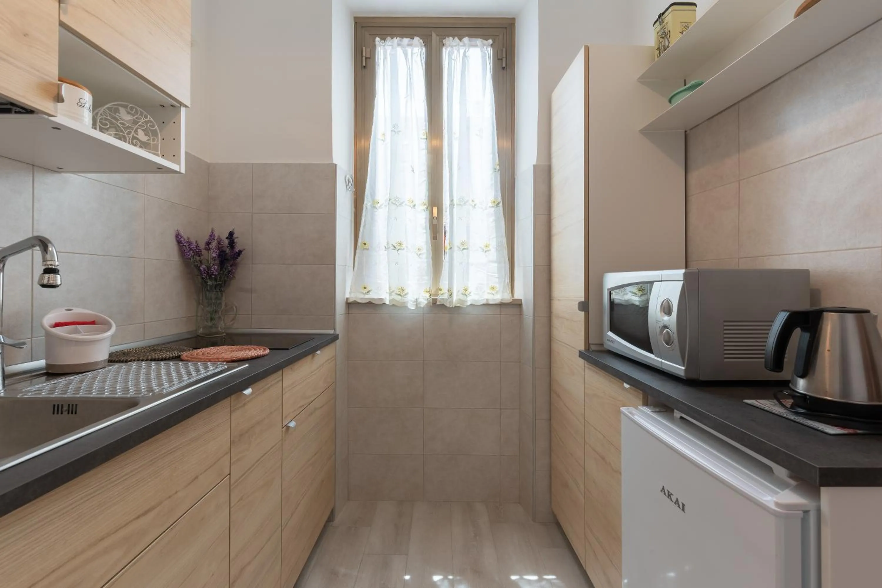 Kitchen or kitchenette in Evelina in Trastevere