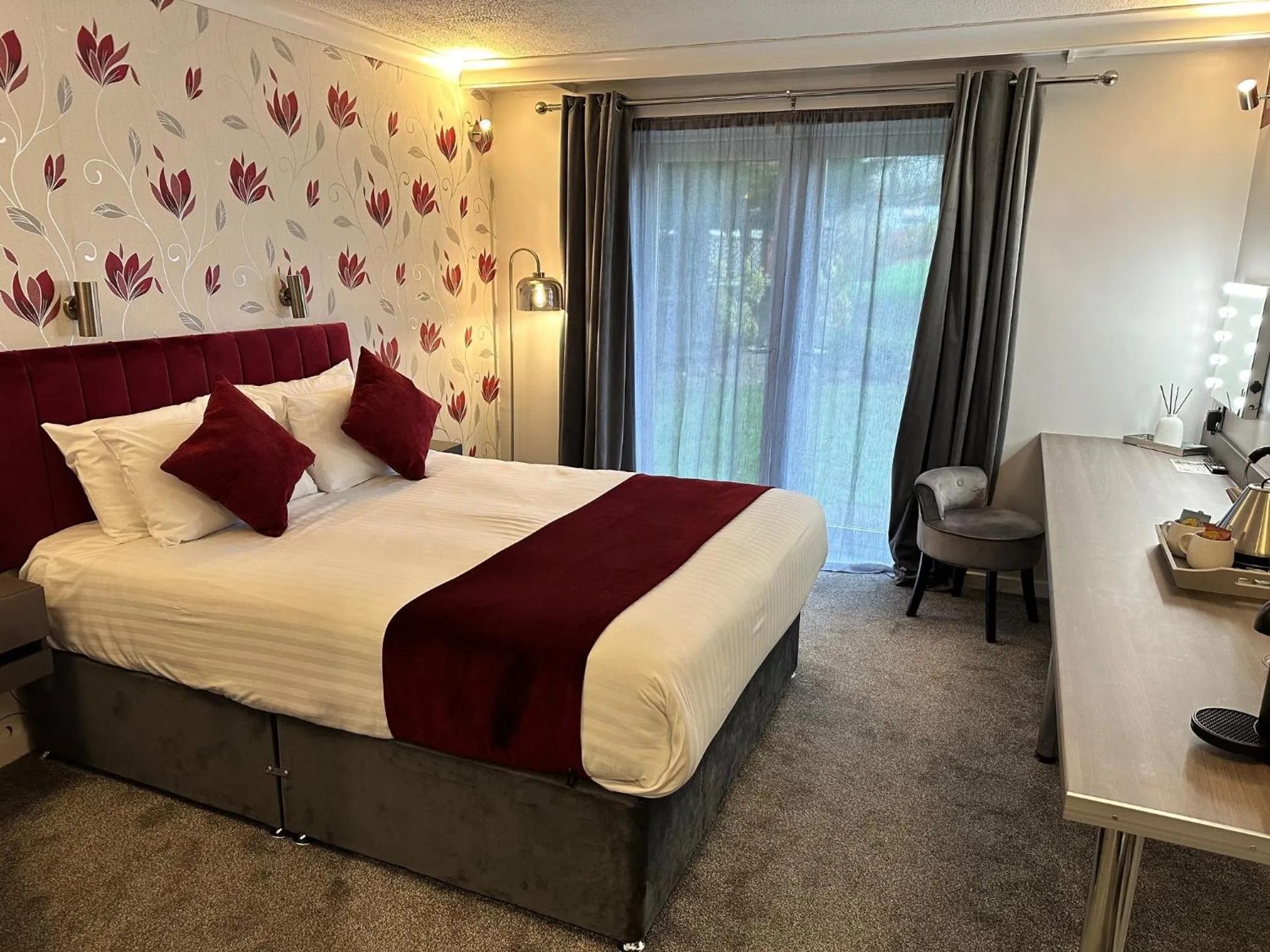 Patio, Bed in Sporting Lodge Inn Middlesbrough