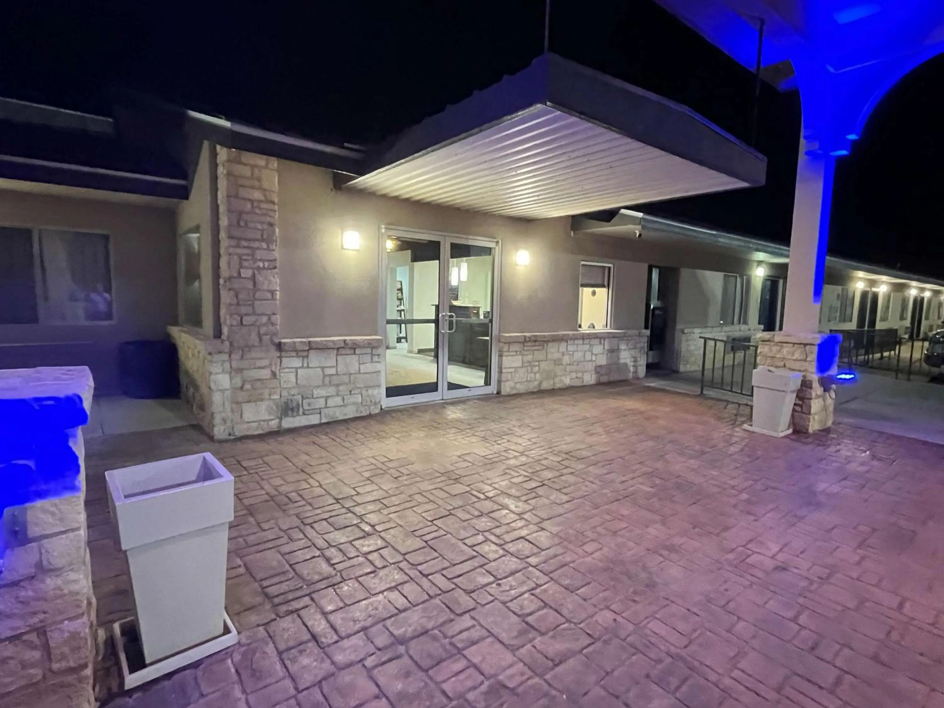 Property building in Motel 6 Junction, TX Llano River