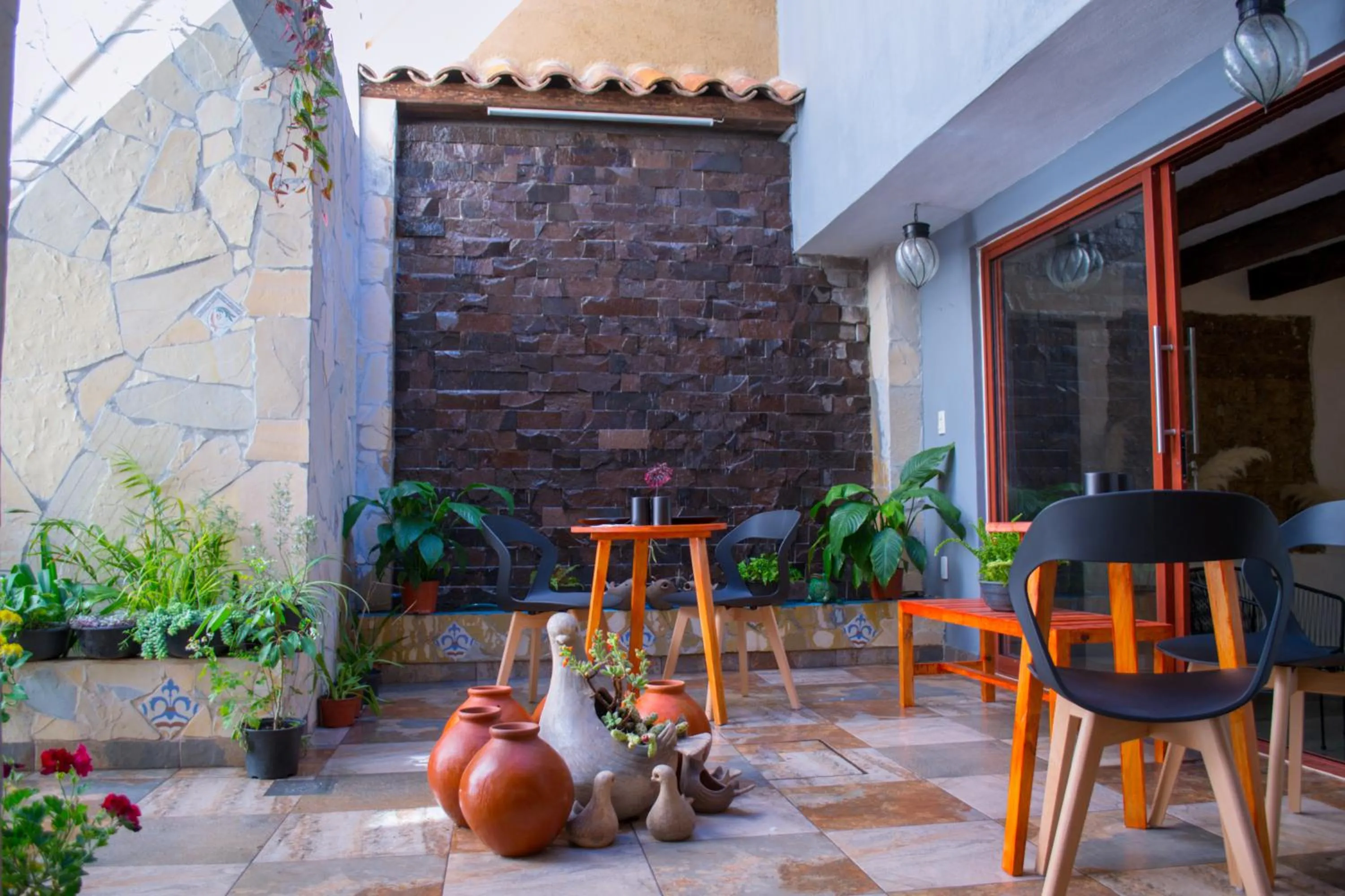 Patio in Piedra Negra Boutique Hotel