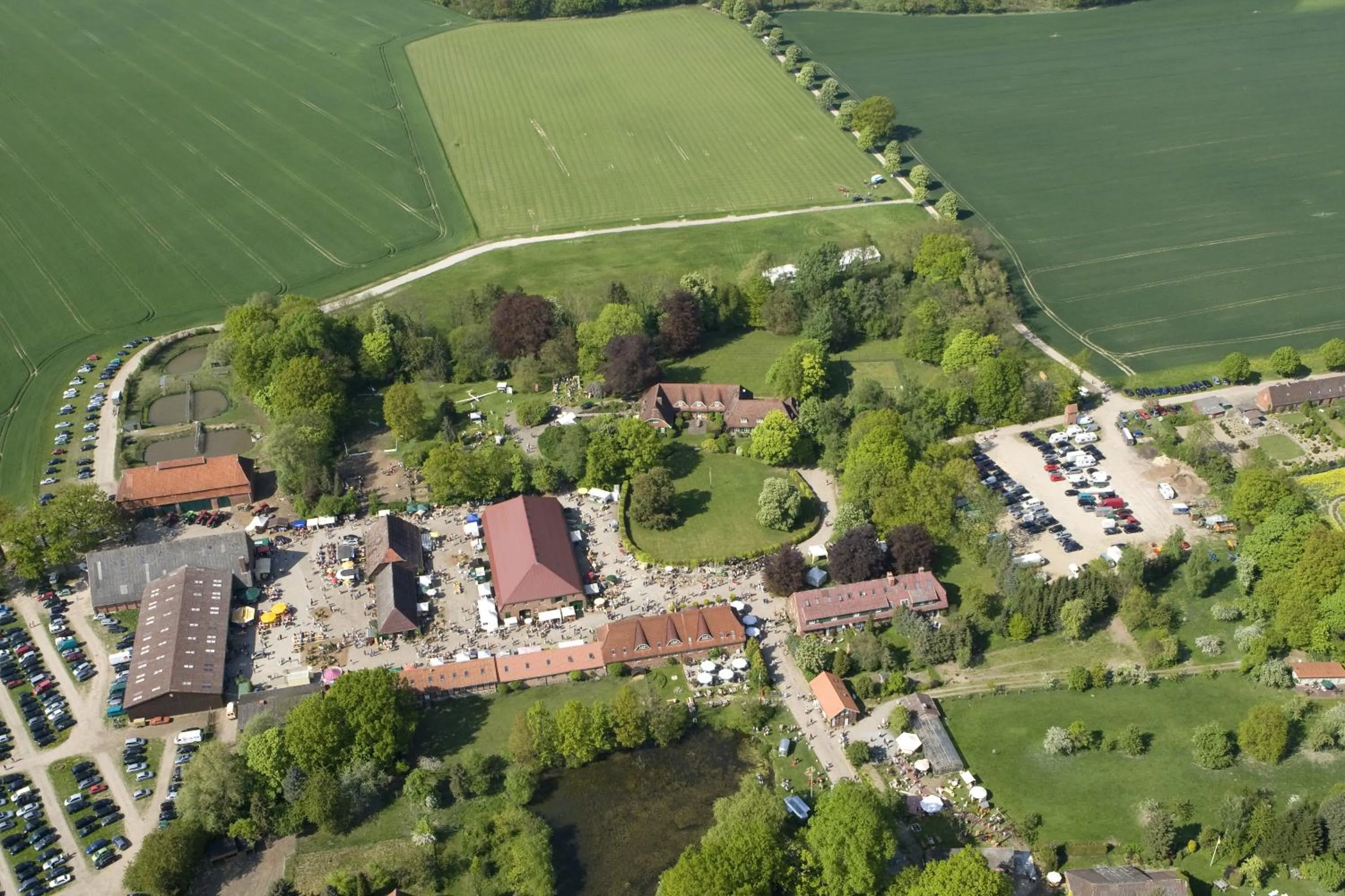 Bird's eye view in Gut Basthorst