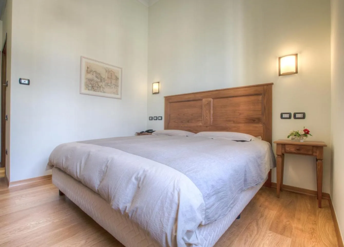 Bed in Hotel Il Duca Del Montefeltro