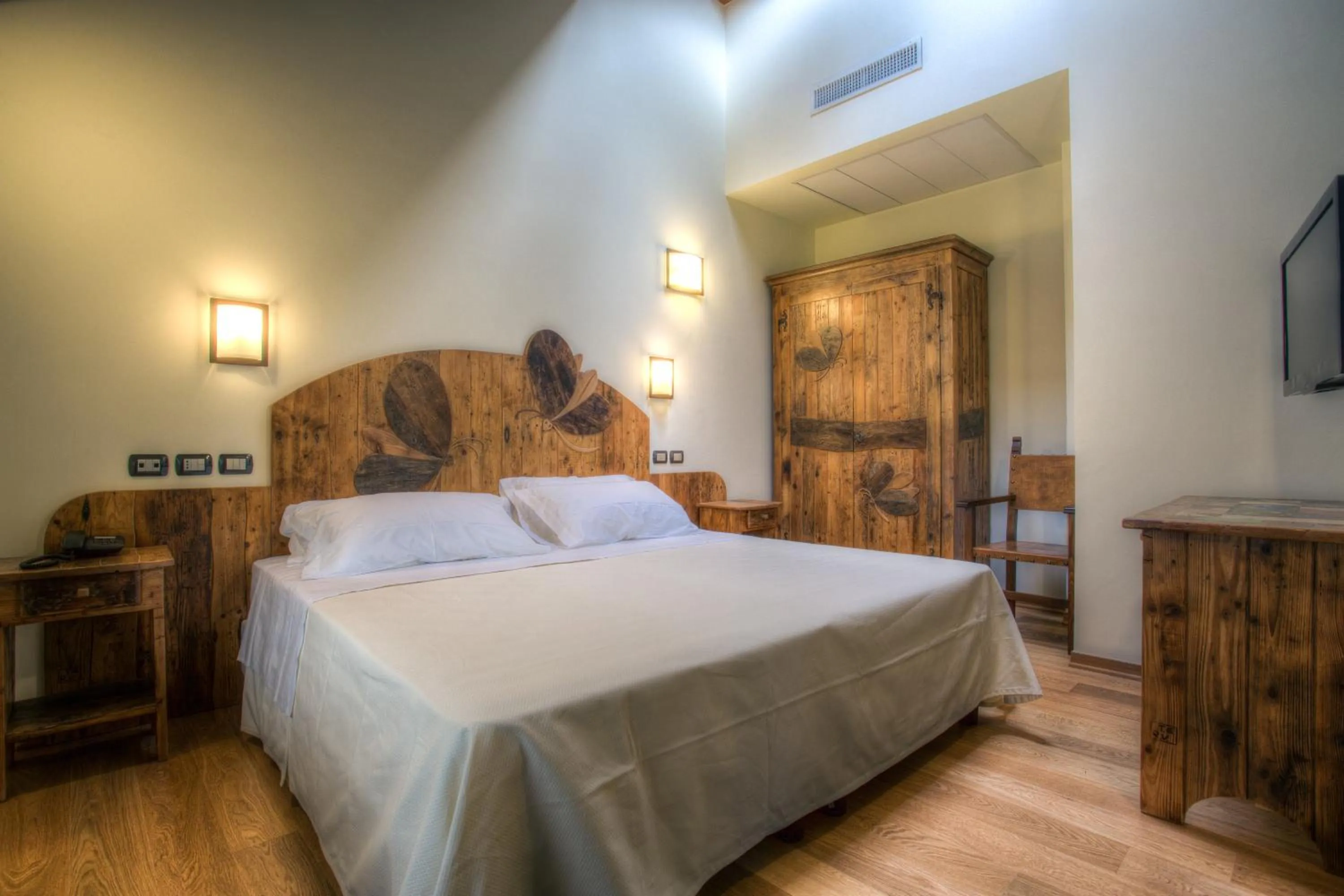 Bed in Hotel Il Duca Del Montefeltro