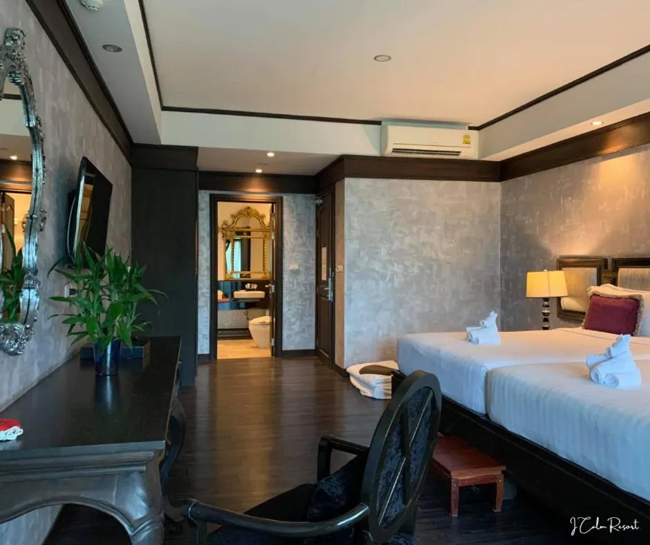 Bed in I Calm Resort Cha Am