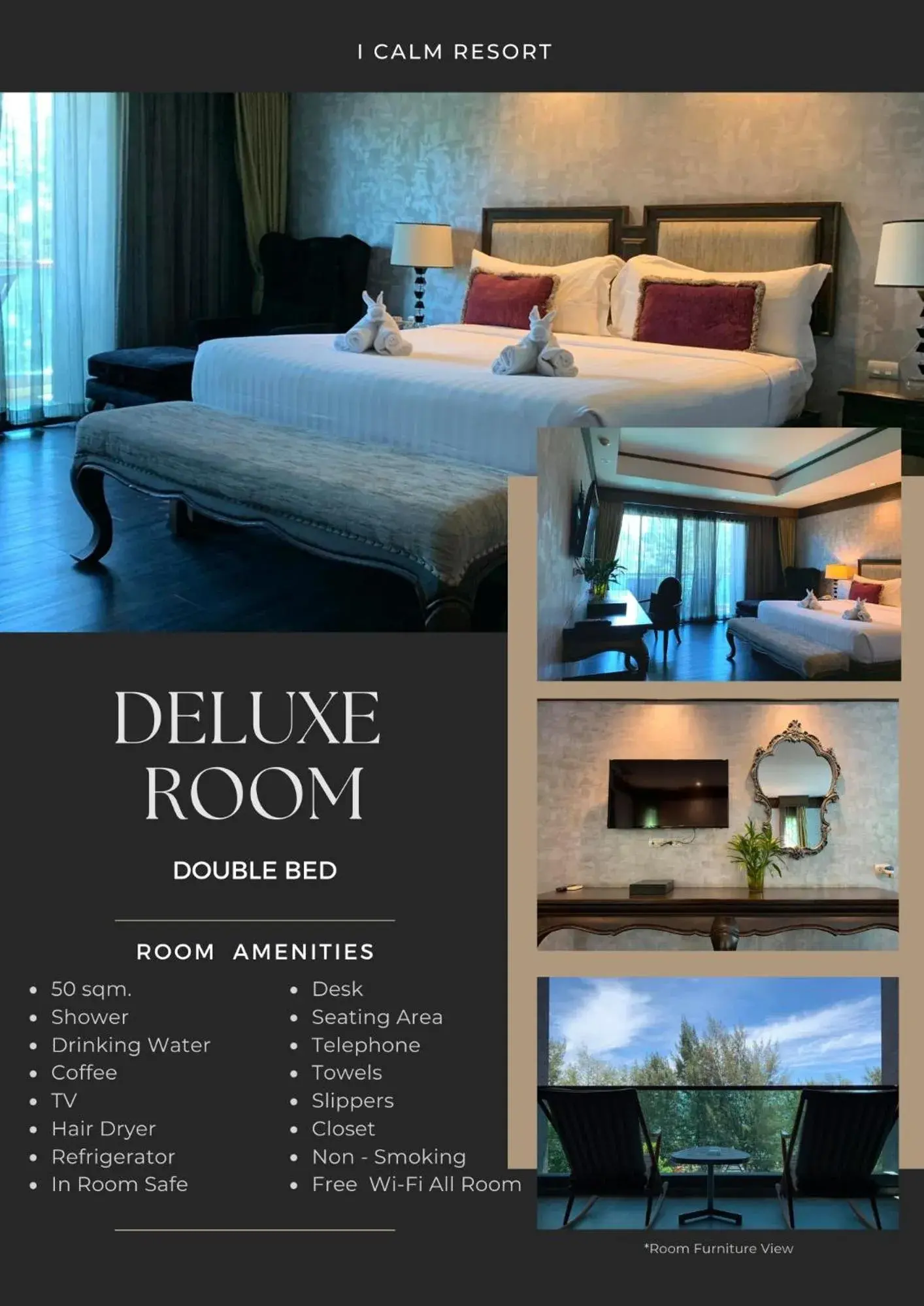 Bed in I Calm Resort Cha Am Bed in I Calm Resort Cha Am