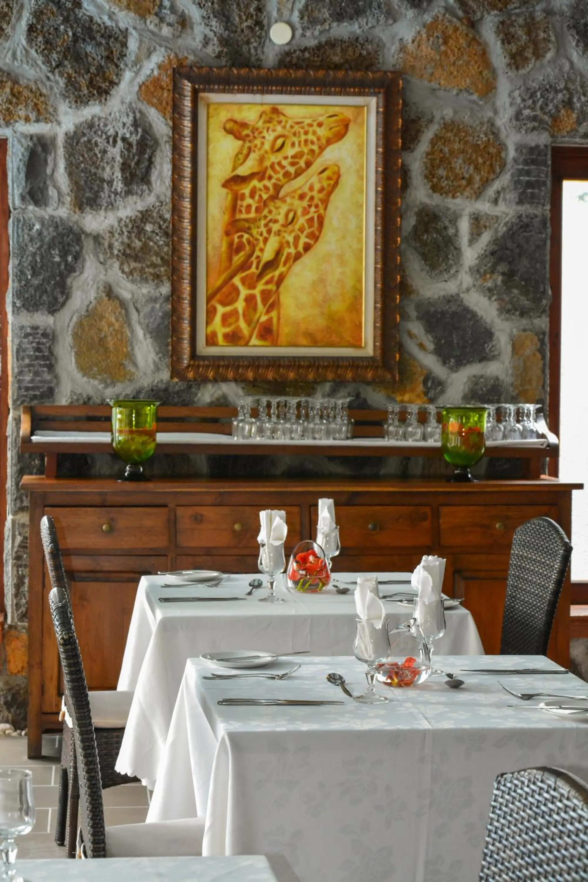 Dining area in La Margarita