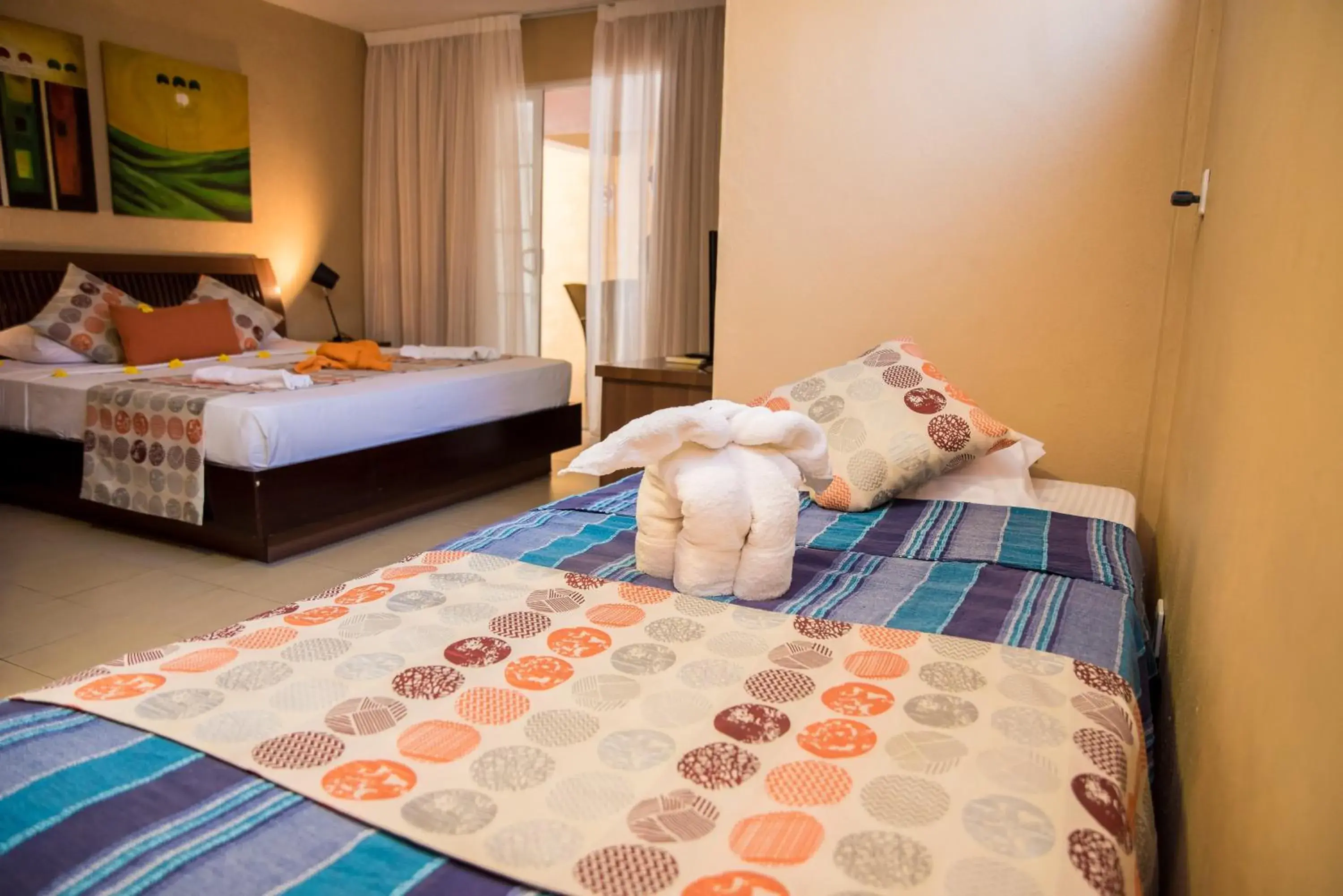 Triple Room with Garden View in La Margarita Triple Room with Garden View in La Margarita