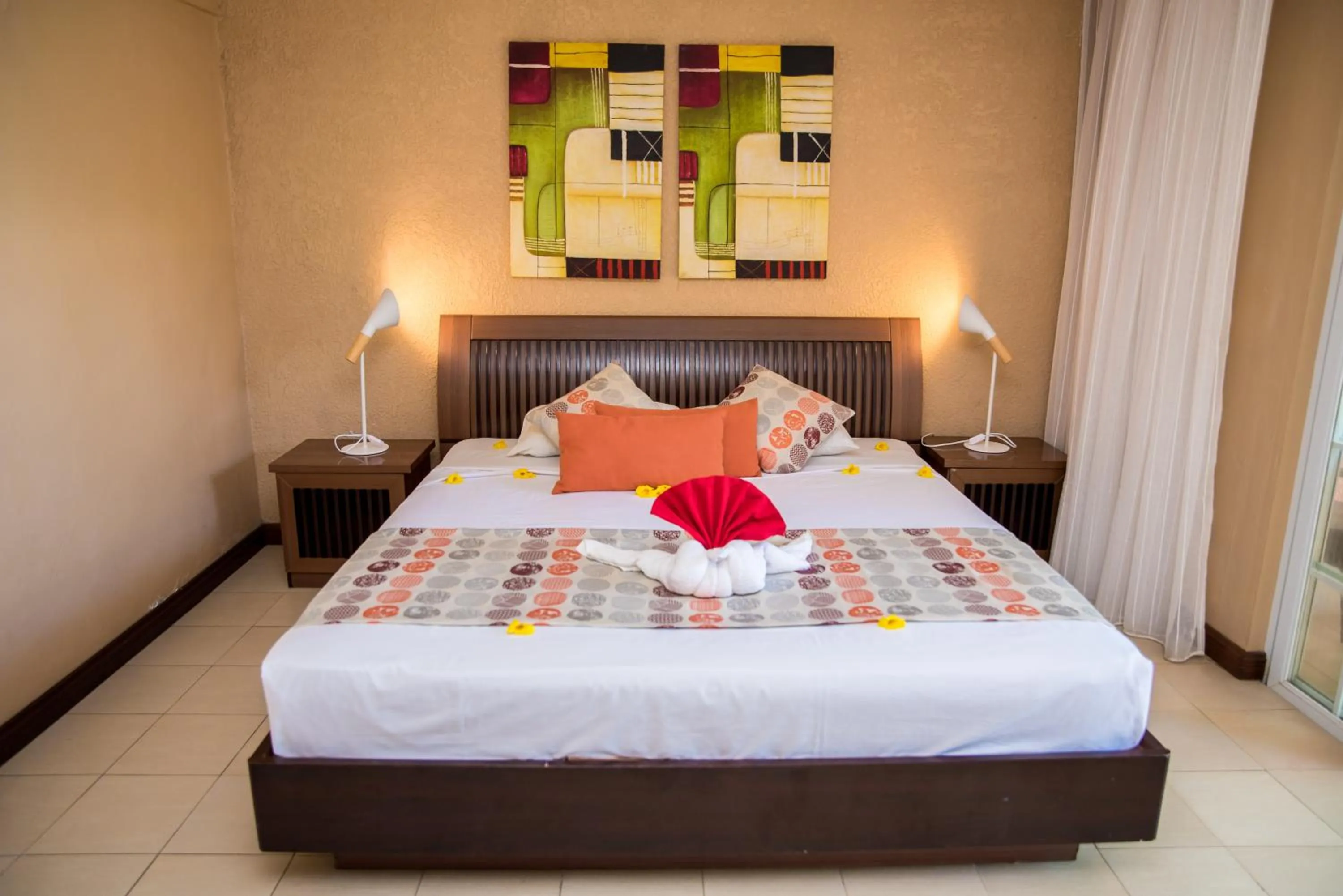 Bedroom, Bed in La Margarita