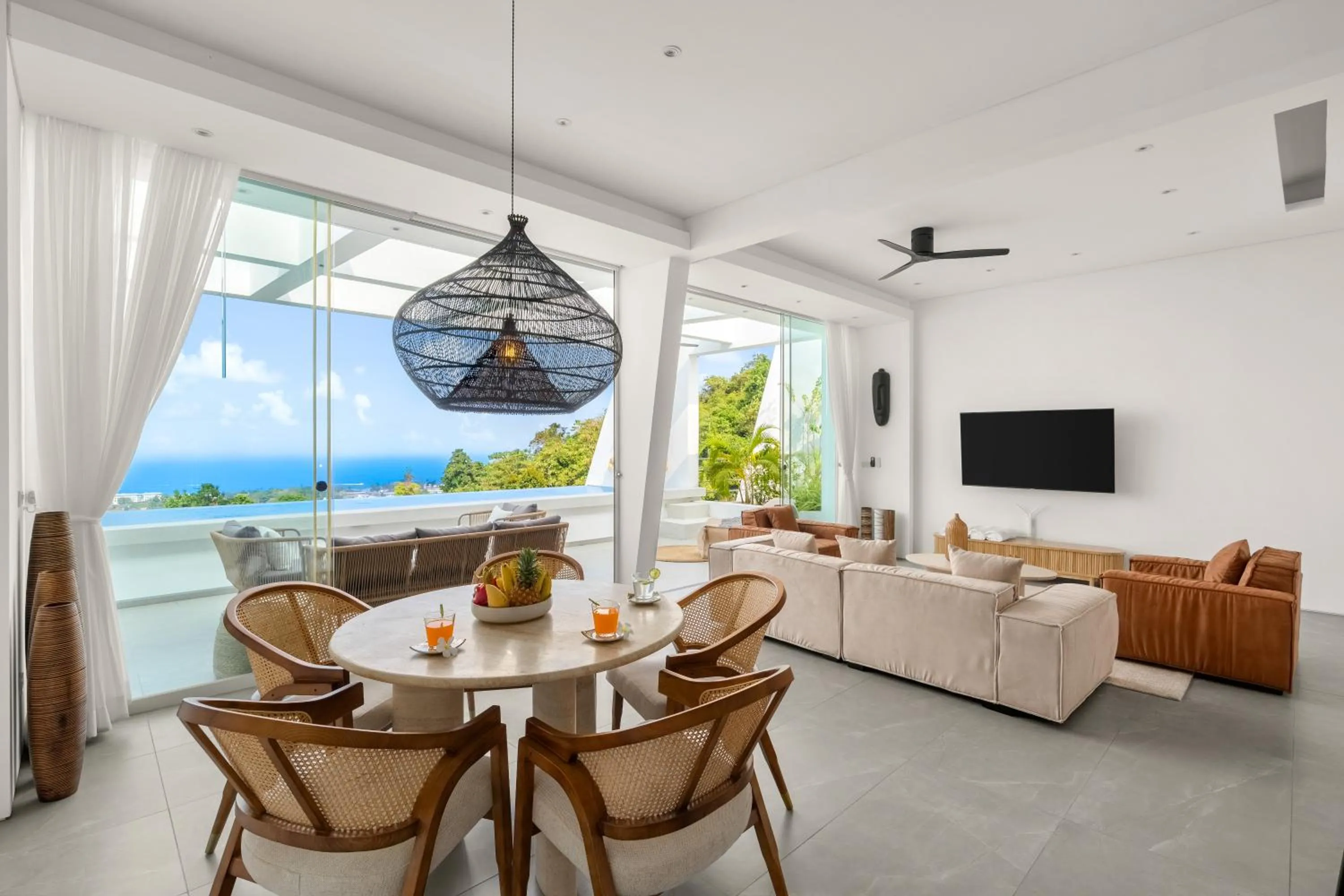 Living room in Golden Lotus Villas