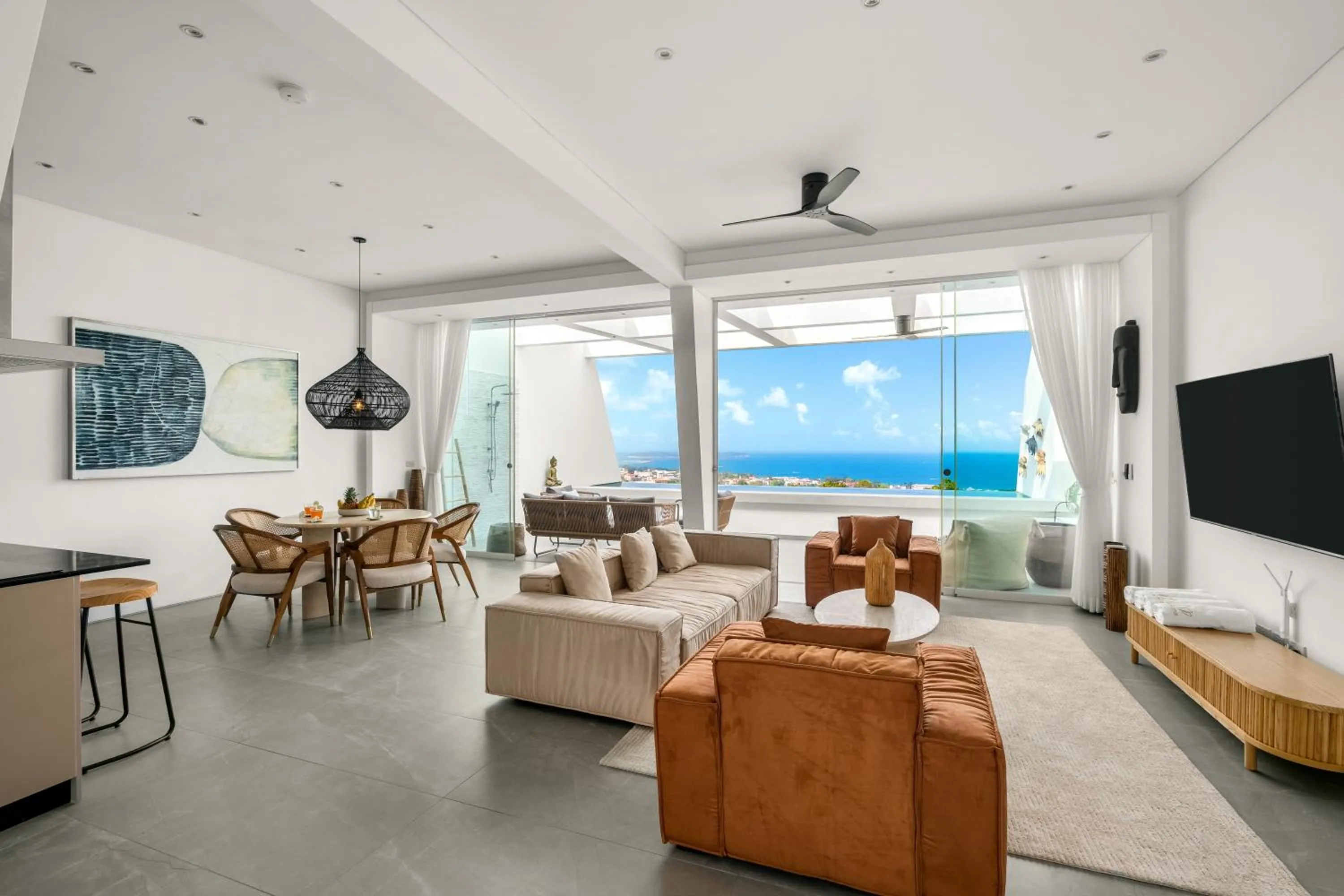 Living room in Golden Lotus Villas