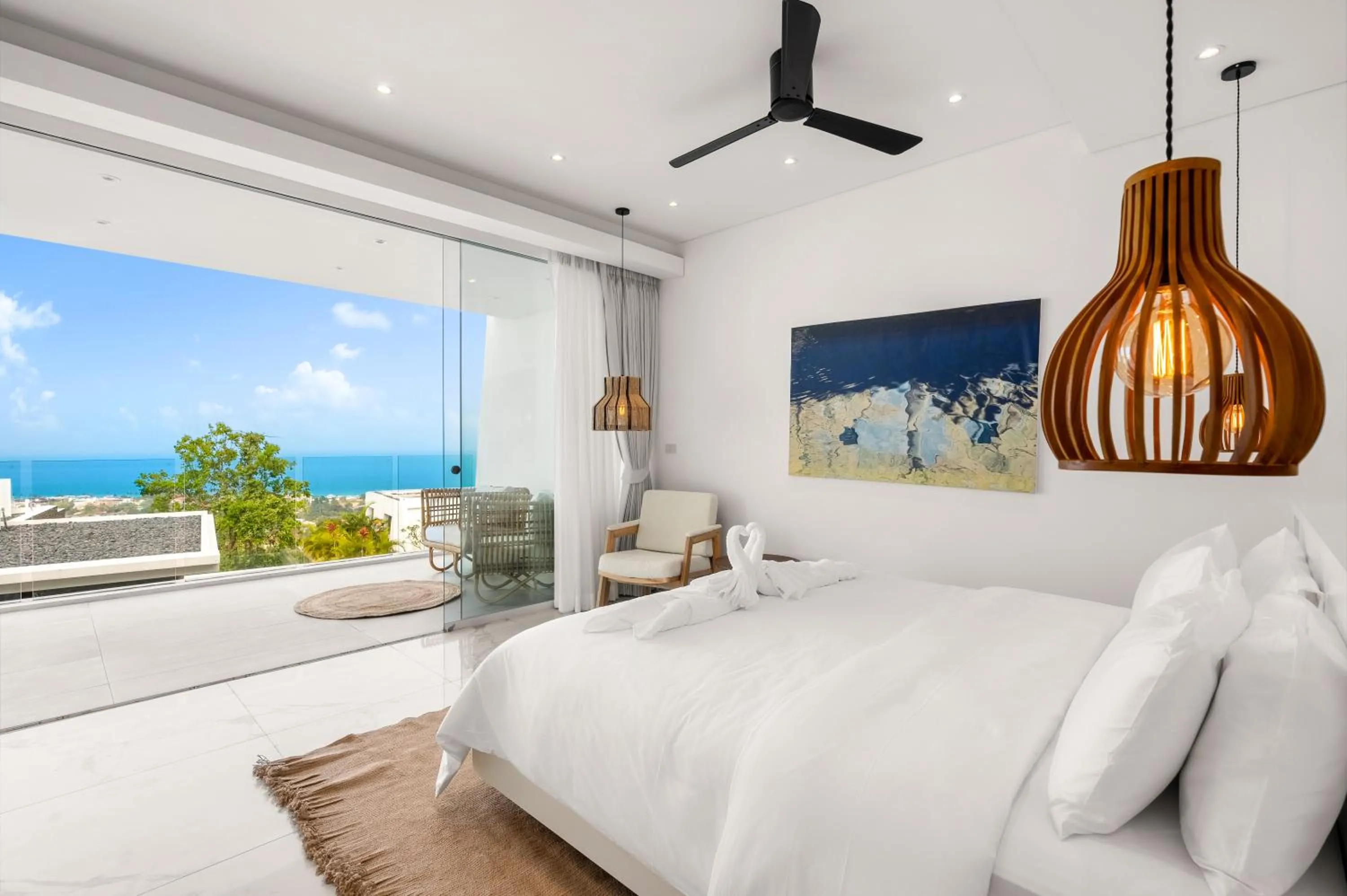 Bedroom, Bed in Golden Lotus Villas