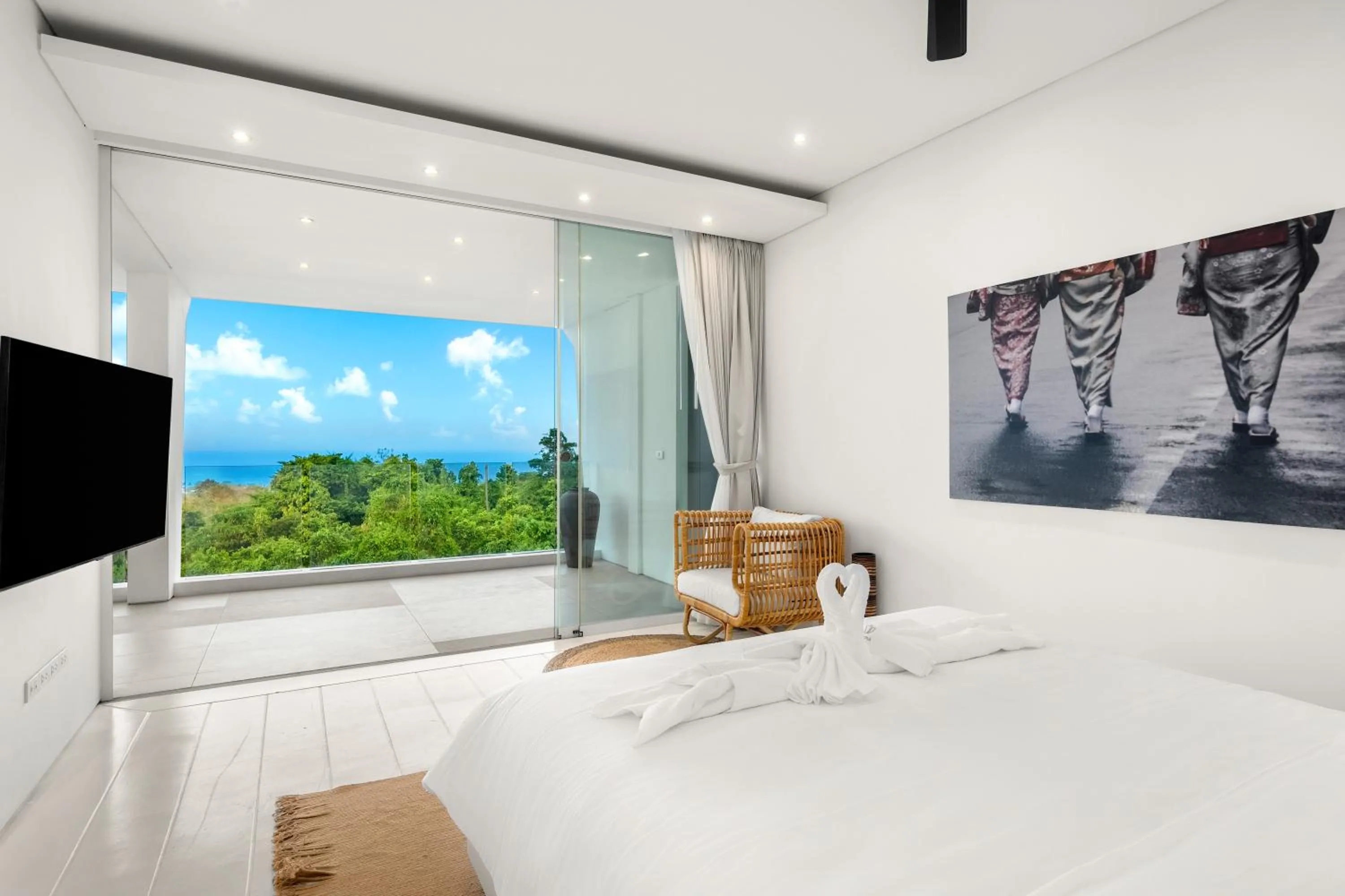 Bedroom, Bed in Golden Lotus Villas