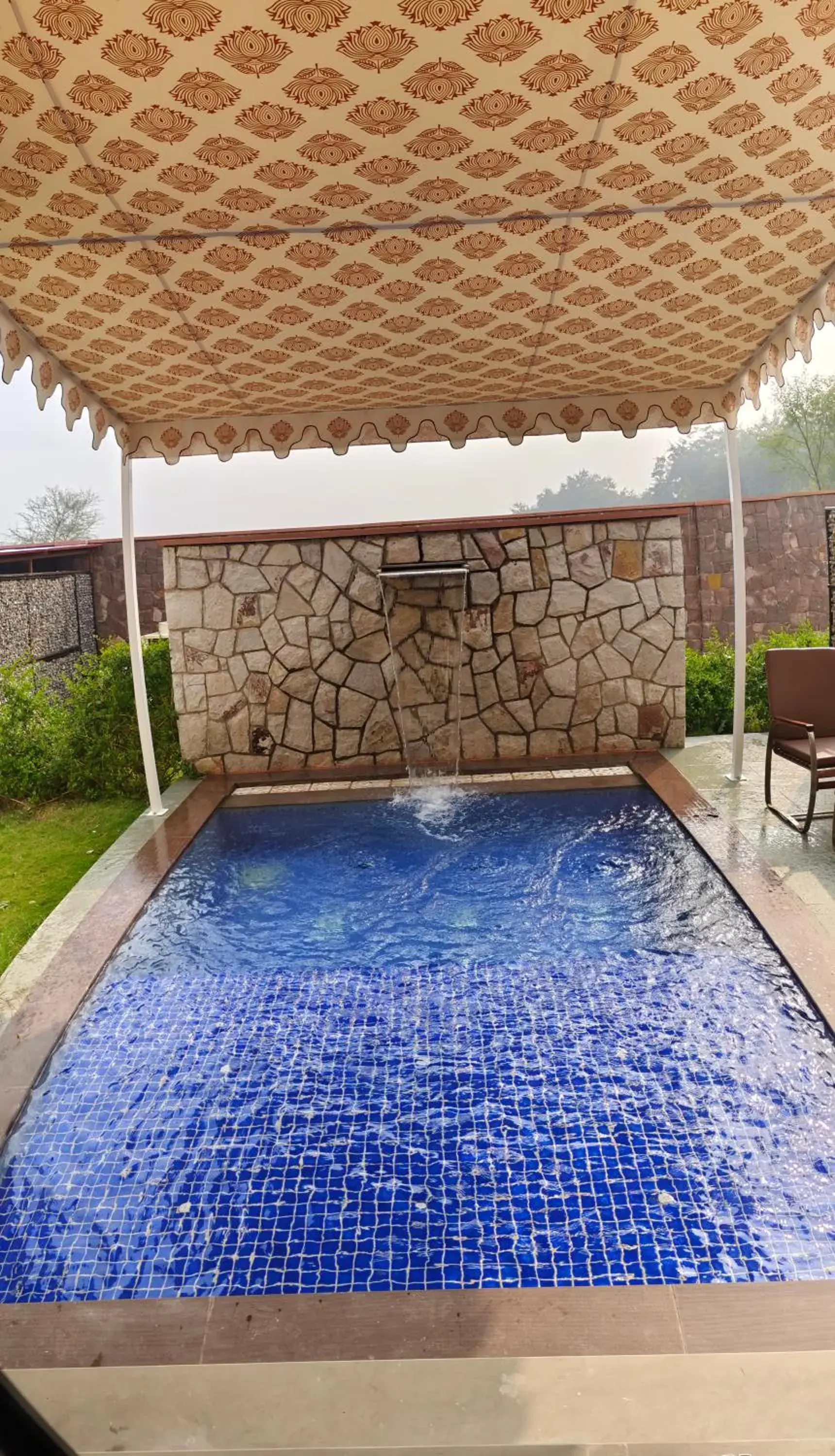 Pool view in Bookmark Resorts, Jogi Mahal, Ranthambore Pool view in Bookmark Resorts, Jogi Mahal, Ranthambore