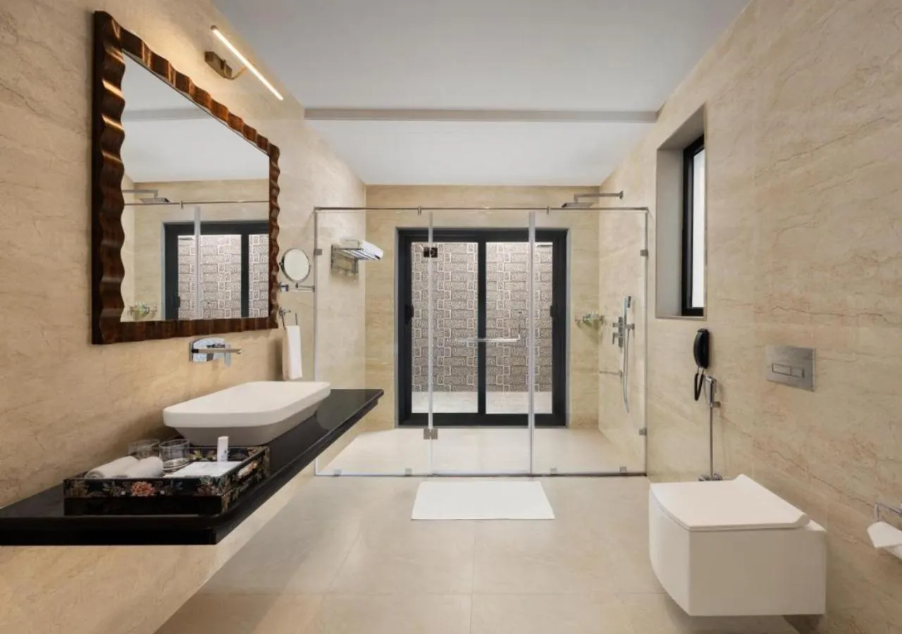 Bathroom in Bookmark Resorts, Jogi Mahal, Ranthambore