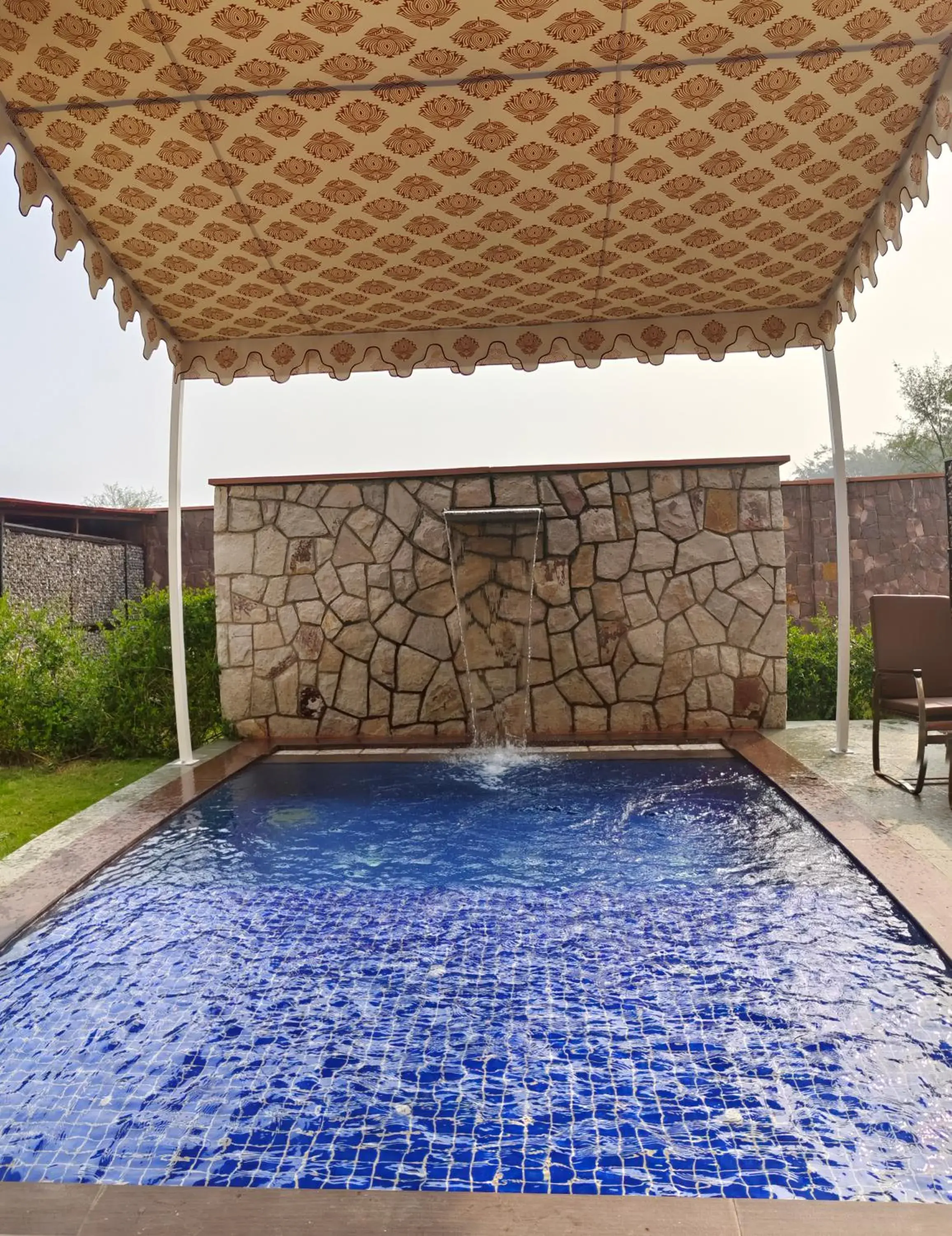 Pool view in Bookmark Resorts, Jogi Mahal, Ranthambore Pool view in Bookmark Resorts, Jogi Mahal, Ranthambore