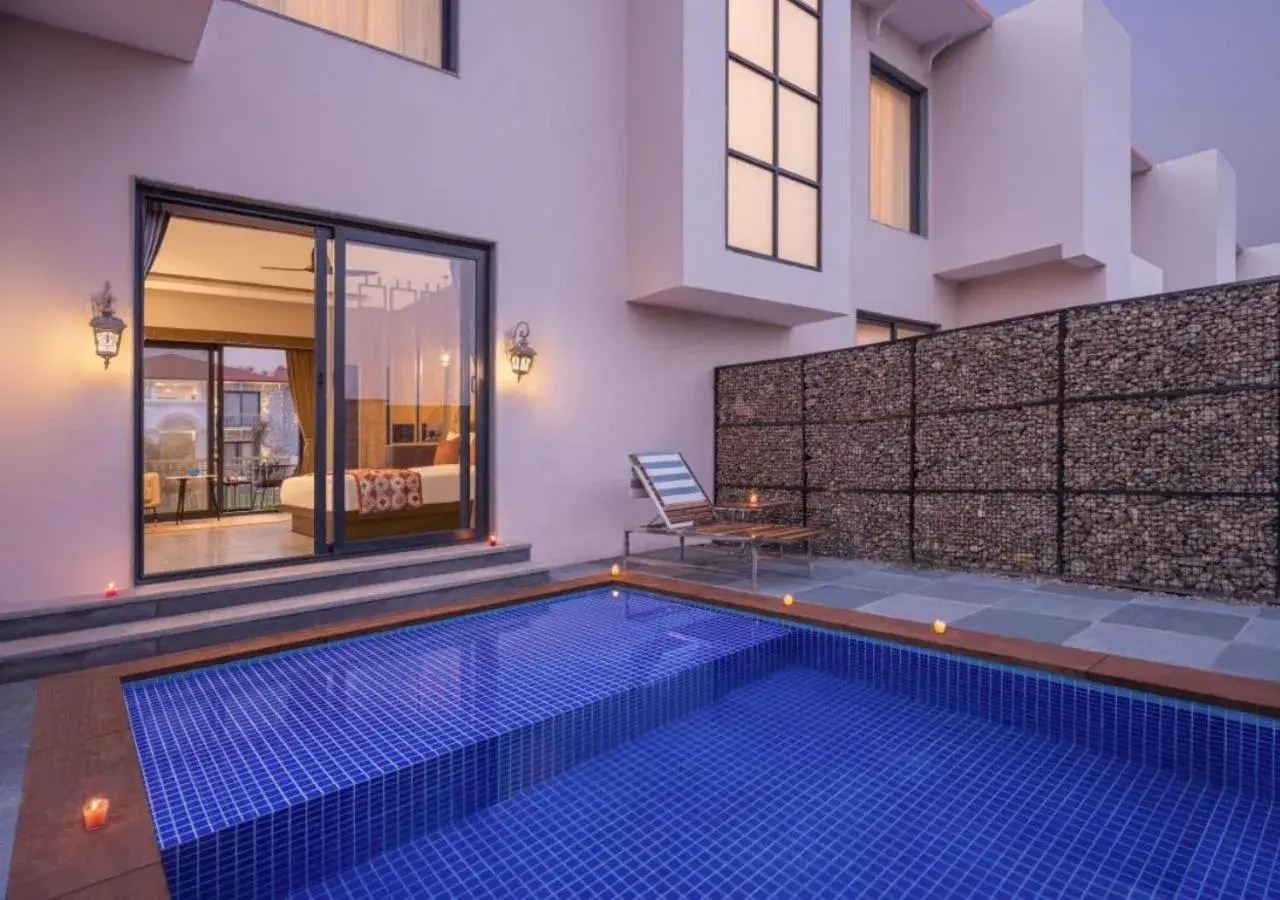 Swimming pool in Bookmark Resorts, Jogi Mahal, Ranthambore Swimming pool in Bookmark Resorts, Jogi Mahal, Ranthambore