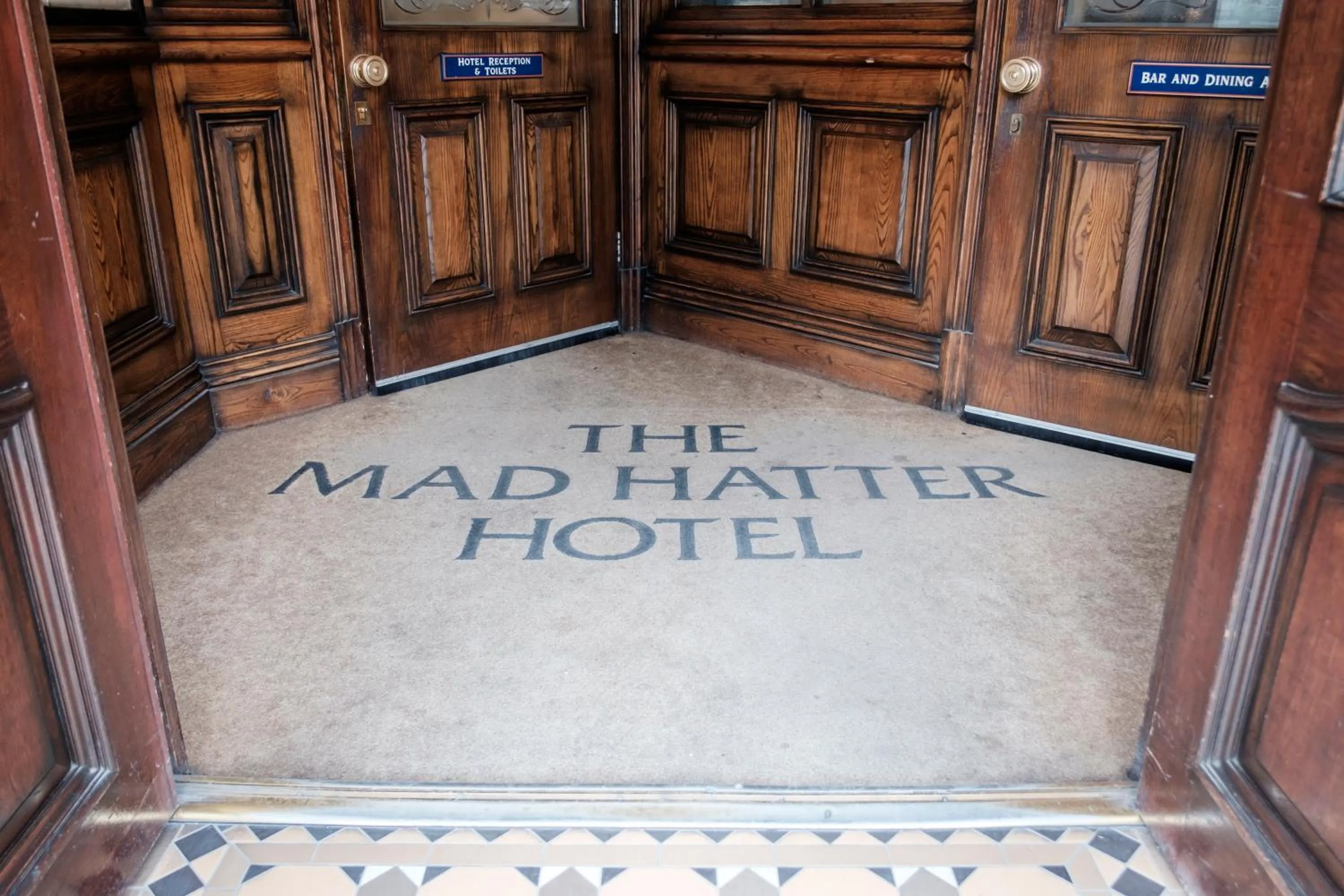 Facade/entrance in The Mad Hatter Hotel