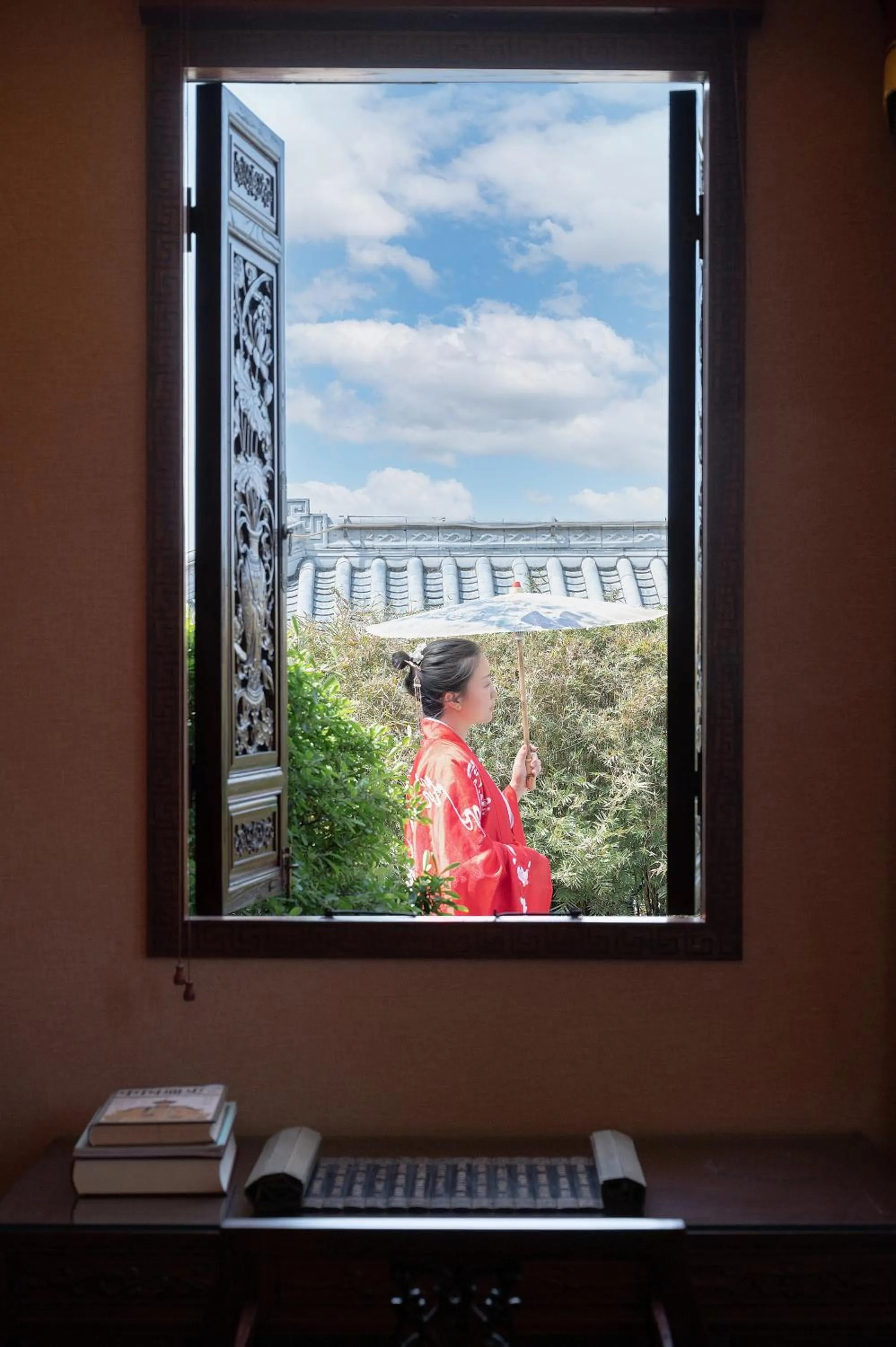 View (from property/room) in ChengDu Wuhou Temple Han Dynasty Hotel