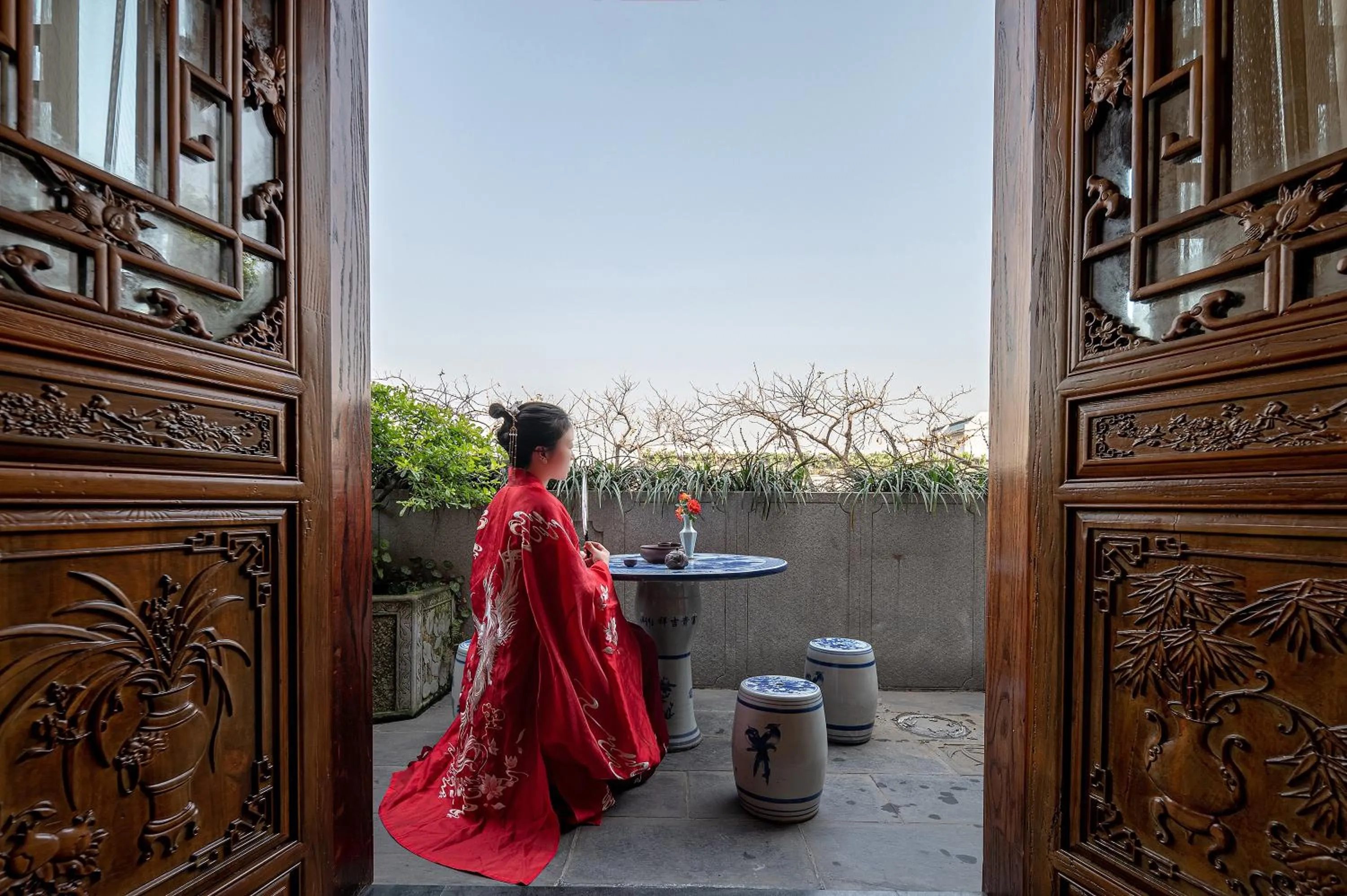 View (from property/room) in ChengDu Wuhou Temple Han Dynasty Hotel