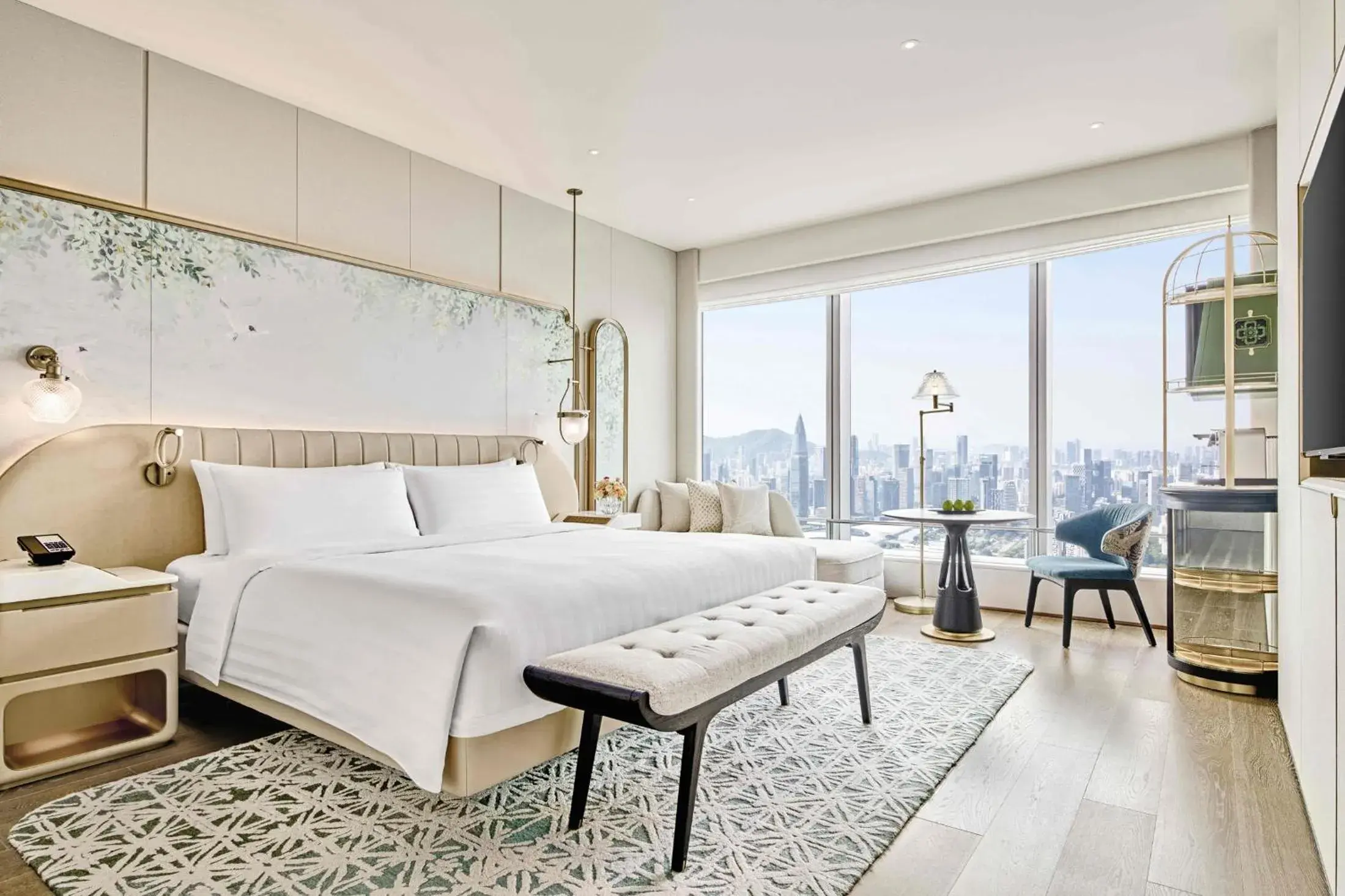 Deluxe City View King Room (Enjoy First-Time Mini-bar Benefits) in Shangri-La Nanshan, Shenzhen, Stay for 2 consecutive nights and enjoy breakfast Deluxe City View King Room (Enjoy First-Time Mini-bar Benefits) in Shangri-La Nanshan, Shenzhen, Stay for 2 consecutive nights and enjoy breakfast