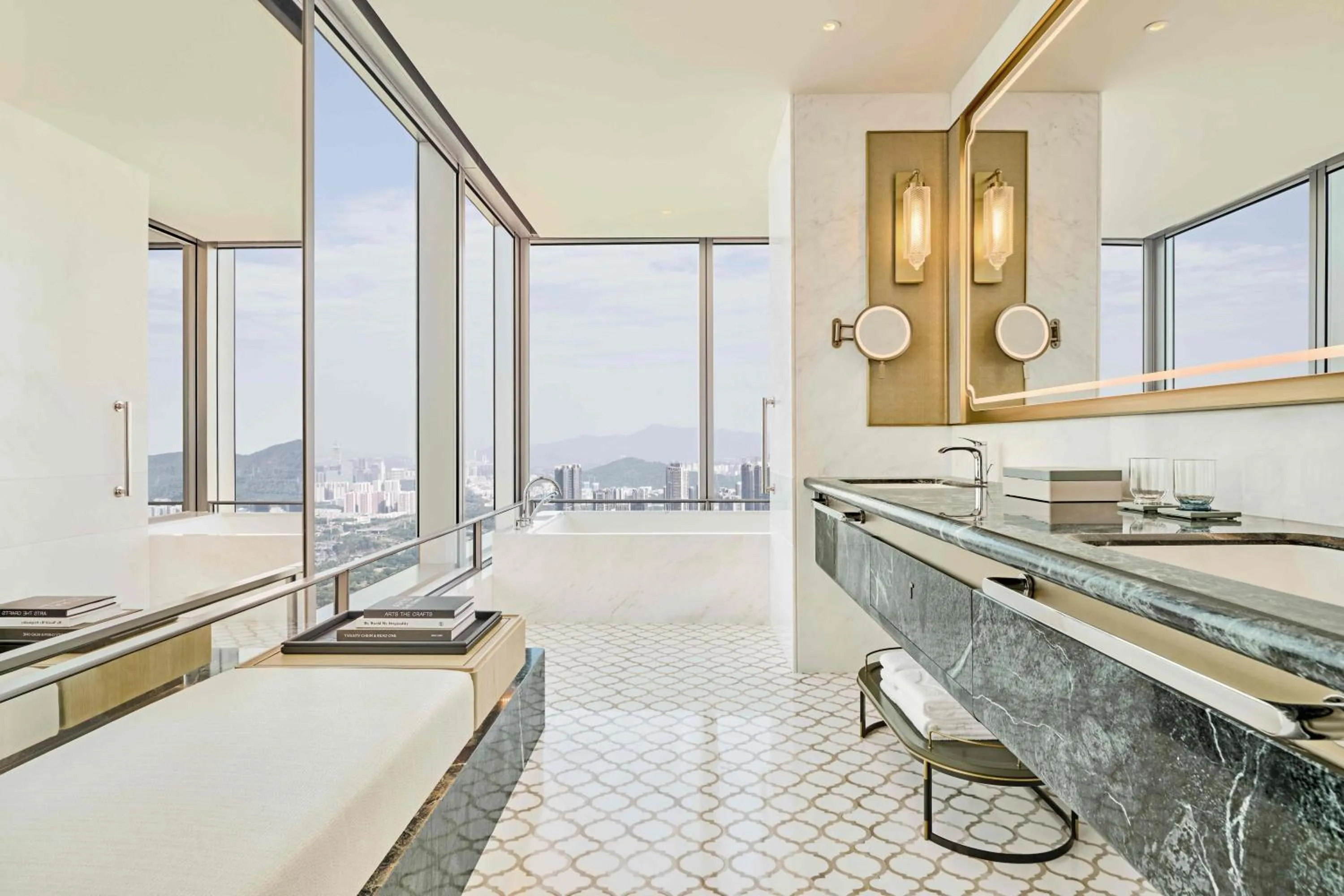 Bathroom in Shangri-La Nanshan, Shenzhen, Stay for 2 consecutive nights and enjoy breakfast